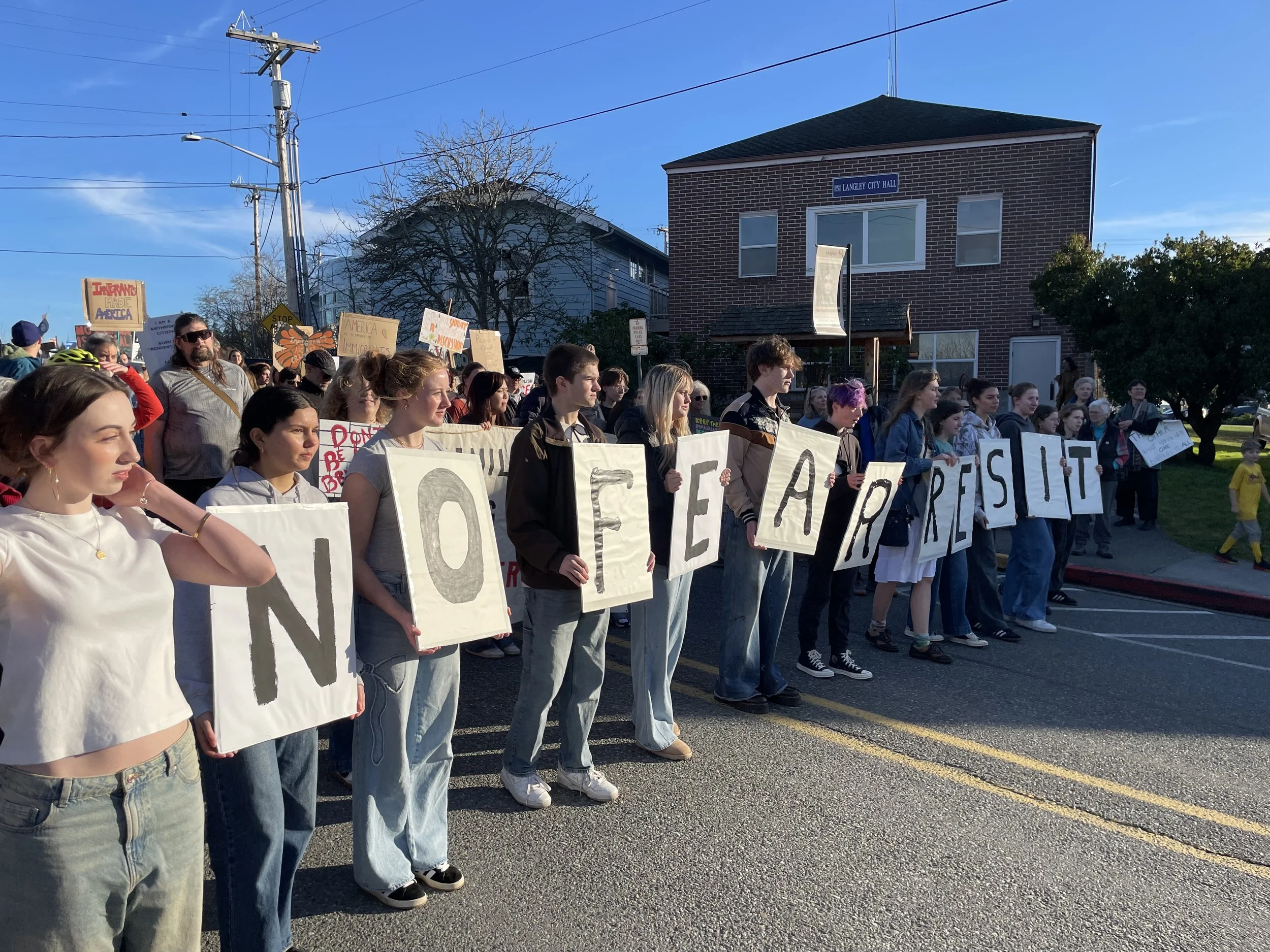 A Community Without Fear Protest