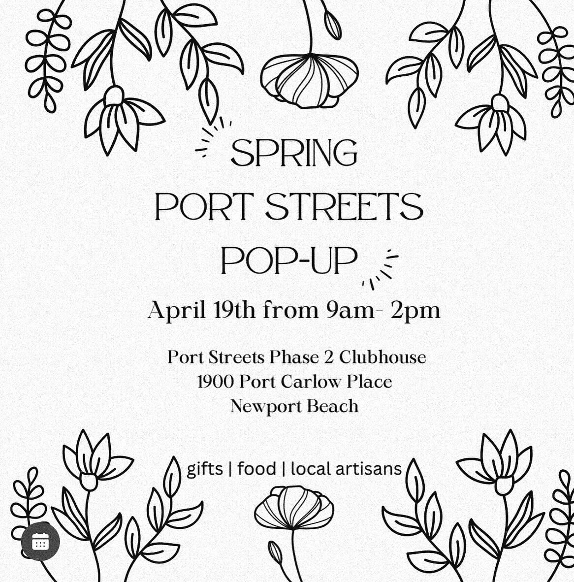 It&rsquo;s officially April, which means the @portstreetspopup is only 18 days away! 🛍️

We are thrilled to be the media sponsor again with gold sponsor @juliepierzak.realestate for this community driven event that supports small businesses not only