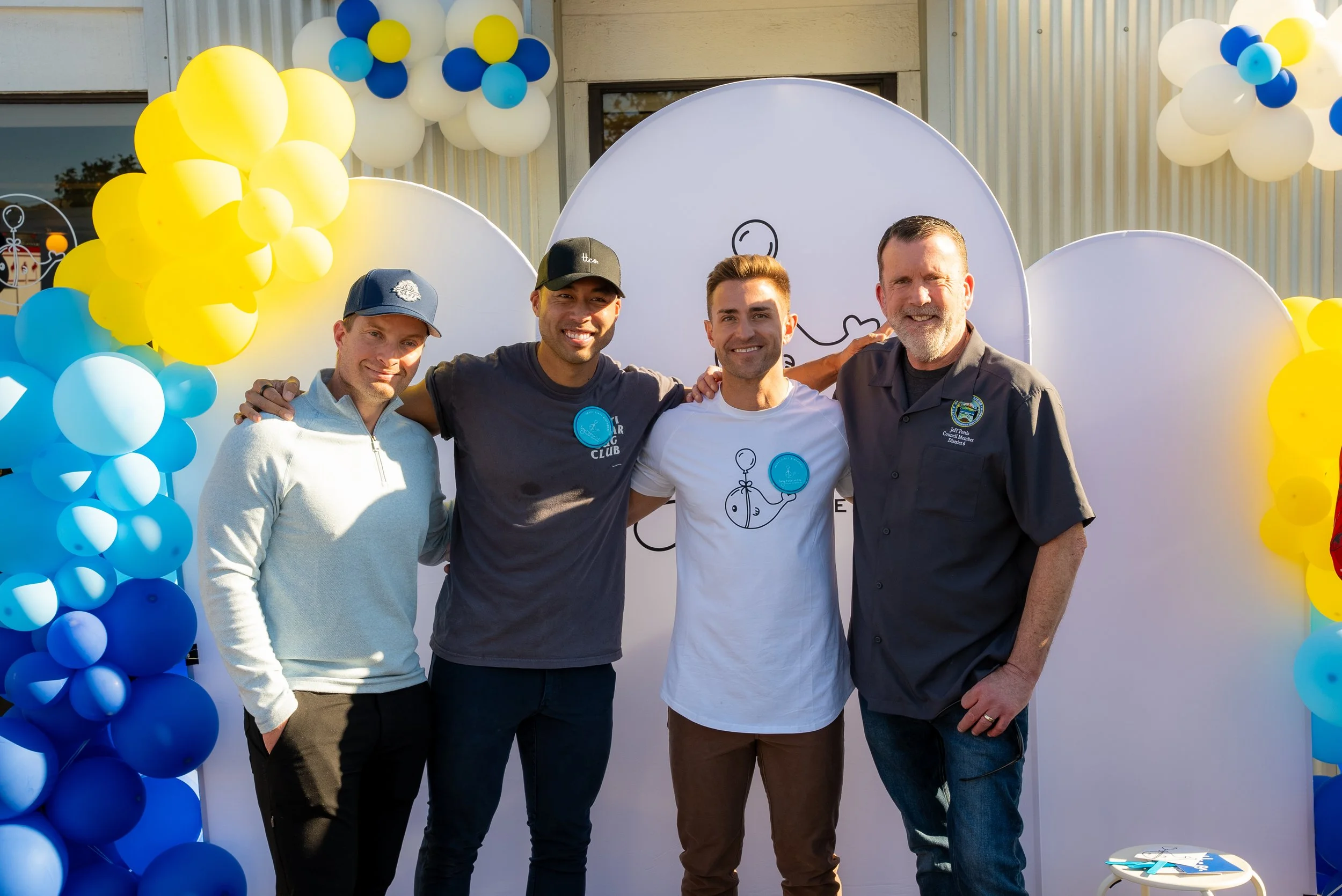 Mayor Joe Stapleton, Dr. Andrew Vo, Dr. Marcus Sheffner, Jeff Pettis