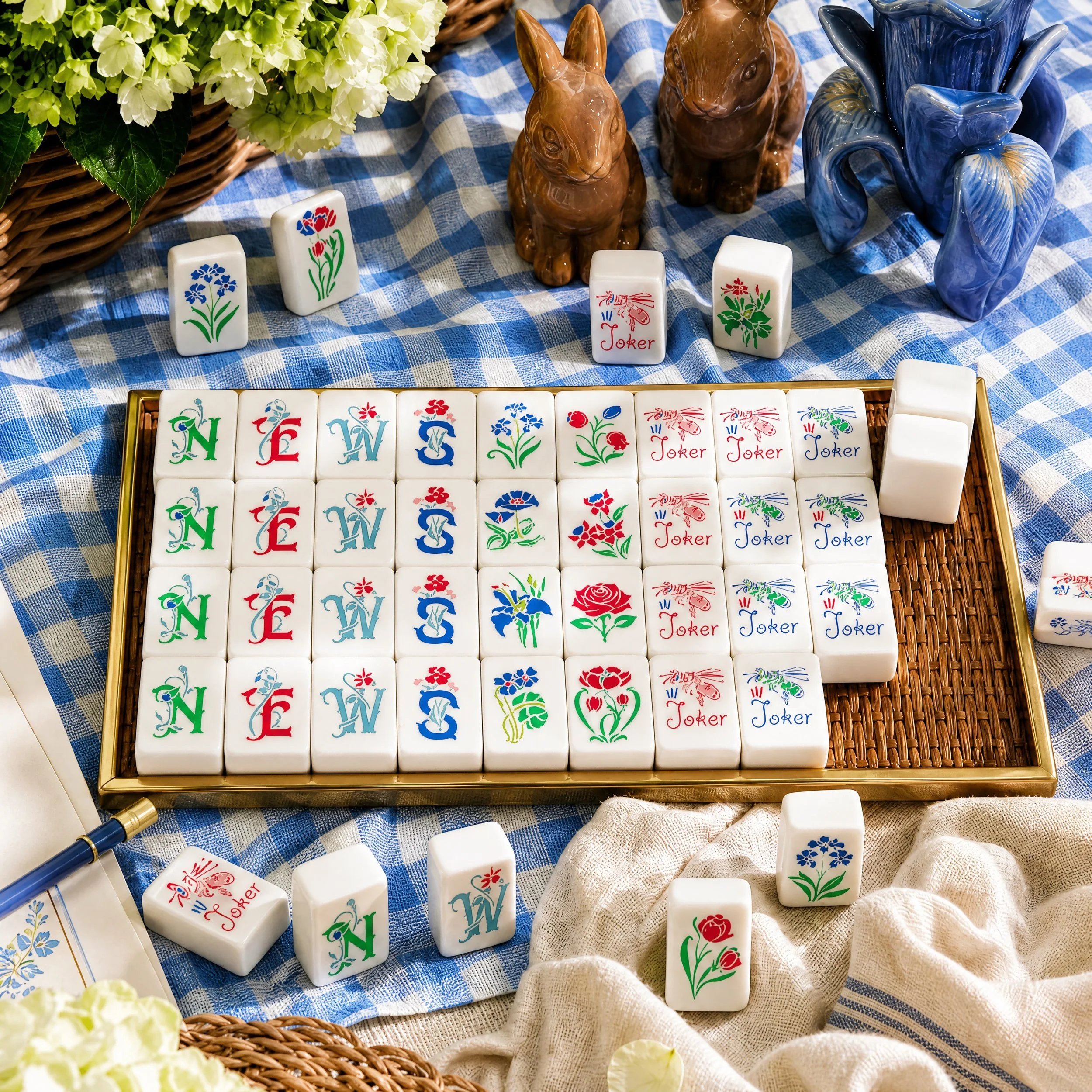 A Familiar Game, Reimagined - How Averill Turned Monet’s Garden Into an American Mahjong Set