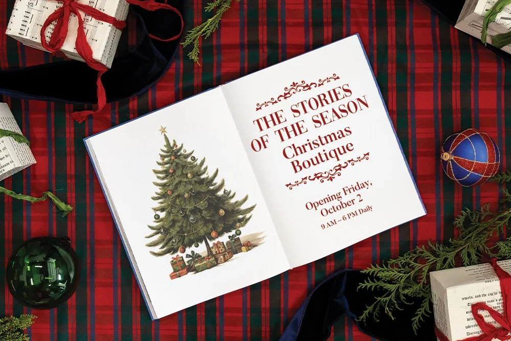 THE STORIES OF THE SEASON Christmas Boutique at rogers gardens now open