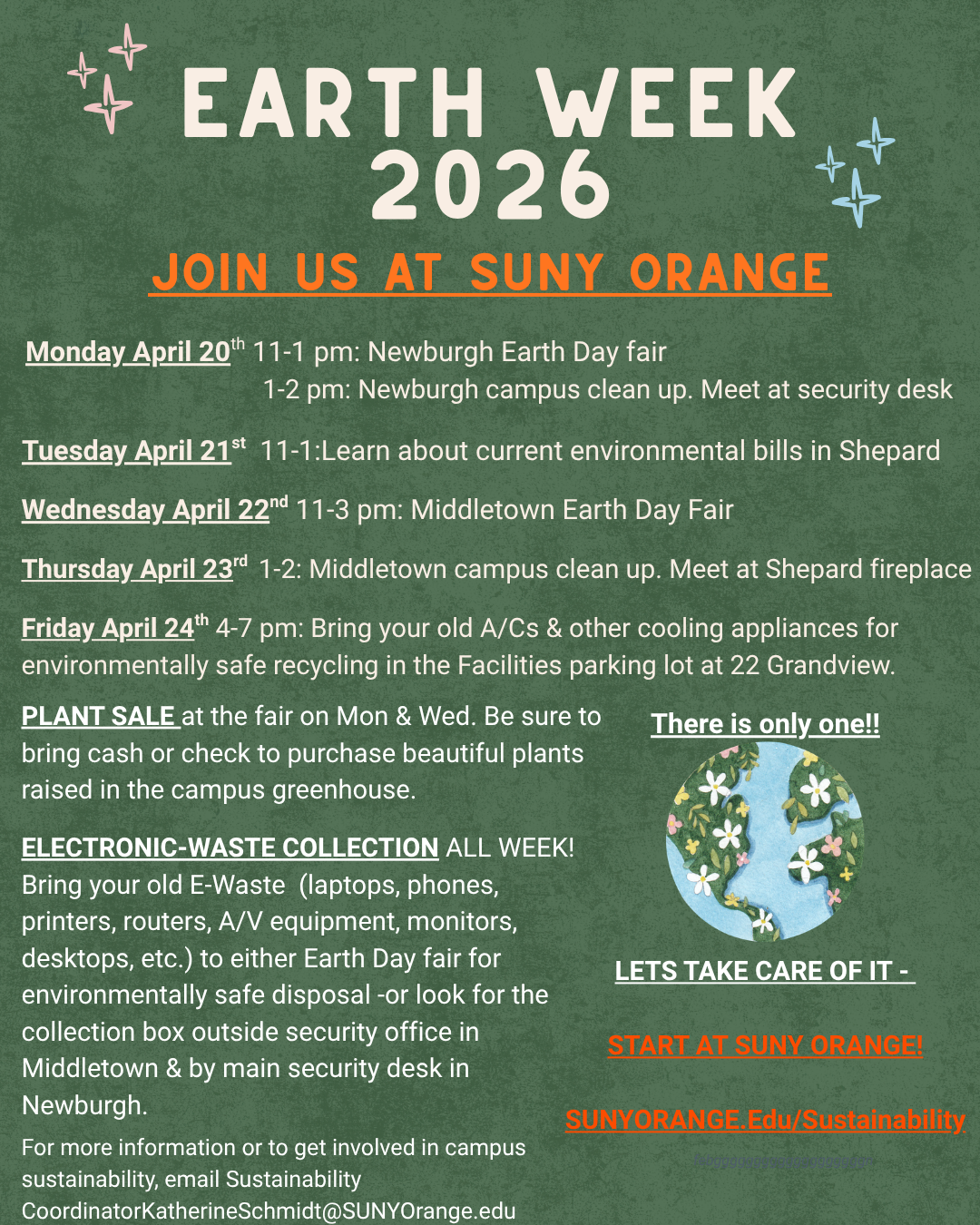 SUNY Orange Newburgh Earth Day Fair