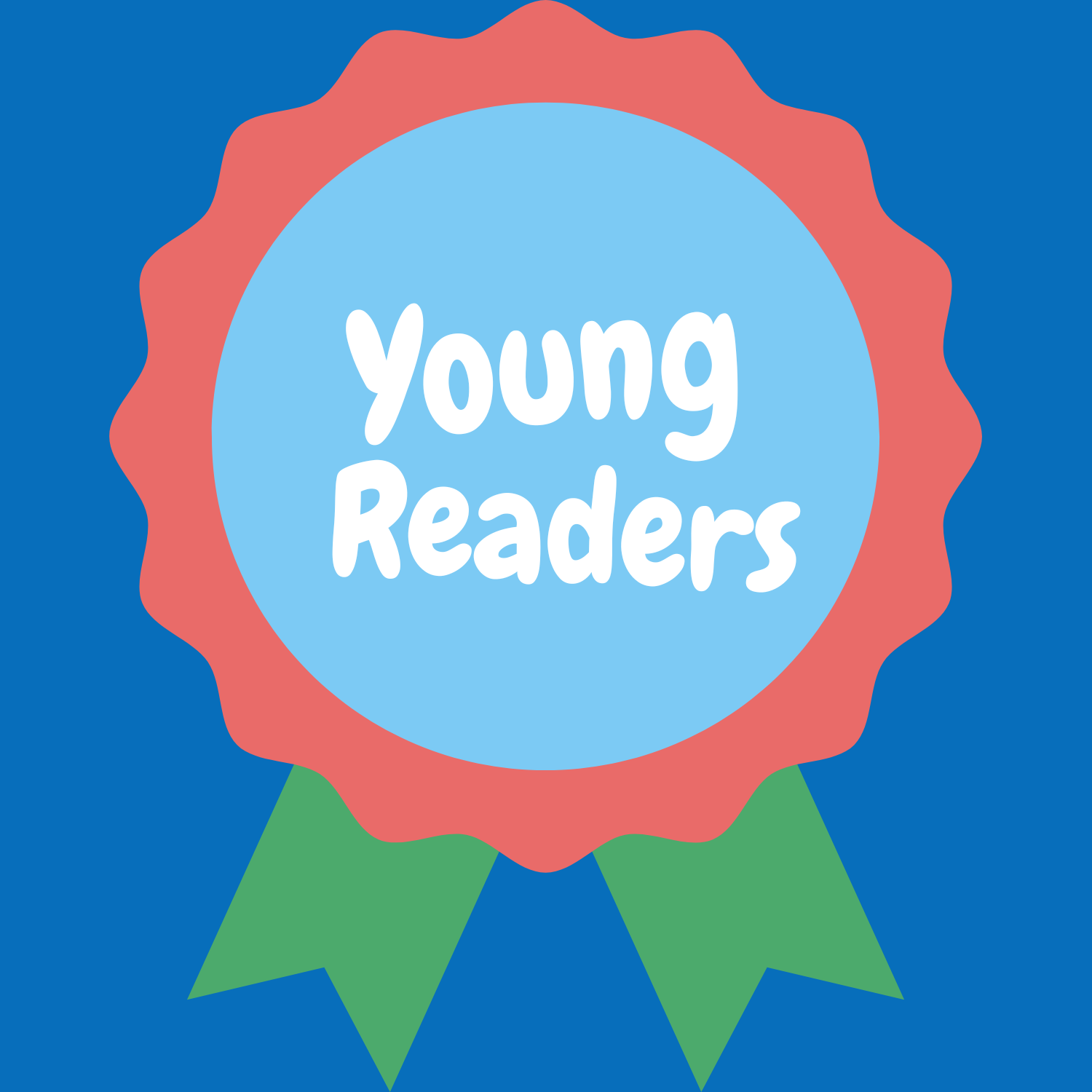 Primary school aged children reading books for the YABBA Fiction for Younger Readers Awards.