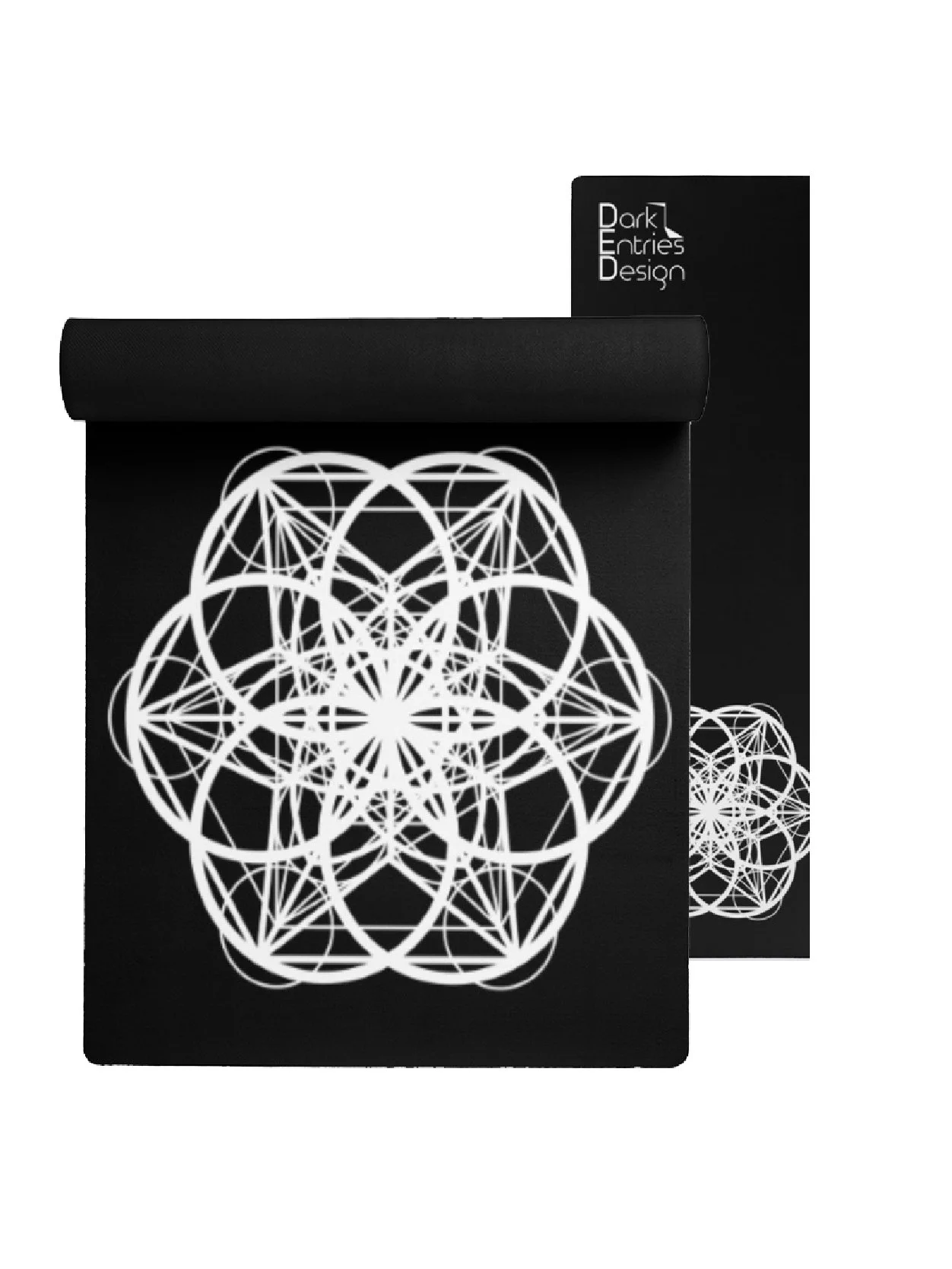 Dark Entries Design Yoga Mat