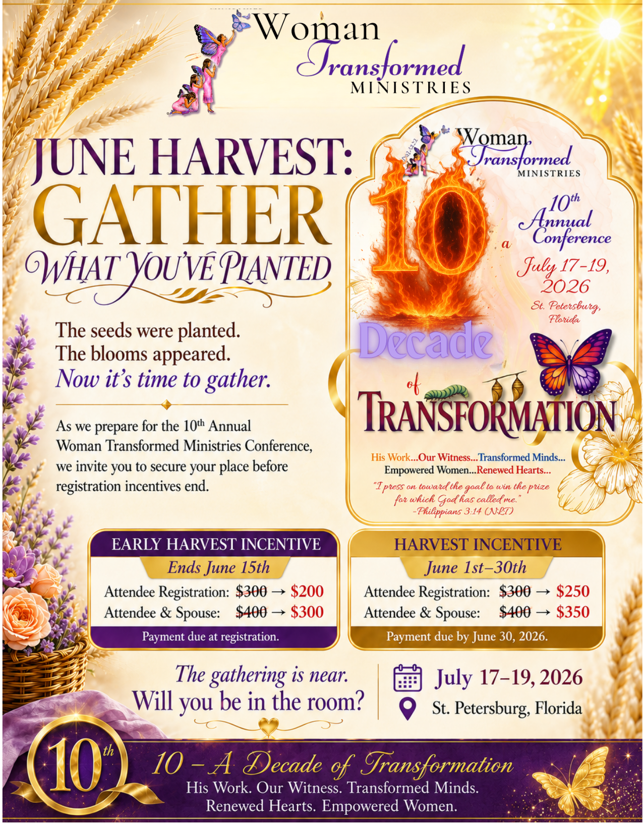PAYMENT PLAN - JUNE PROMO - STANDARD ATTENDEE ONLY - $250.00