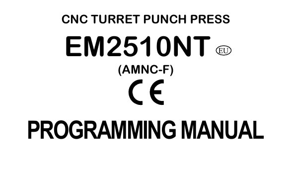 EM2510NT Programming Manual