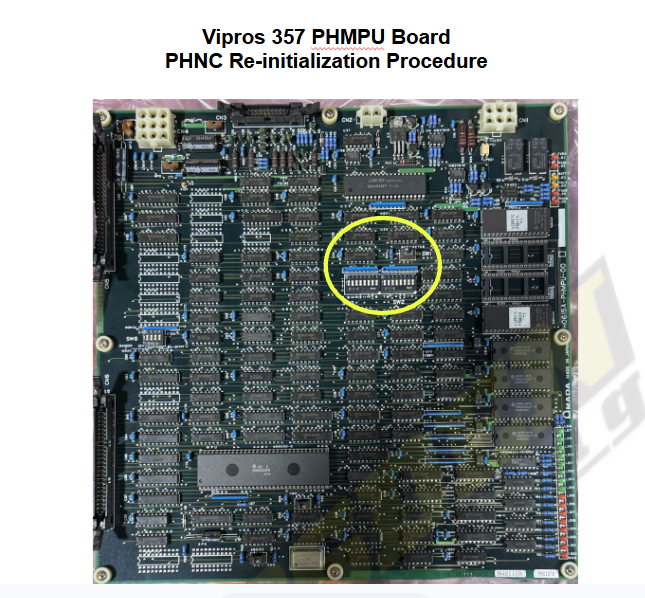 Vipros 357 04PC PHNC Re-initialize Procedure
