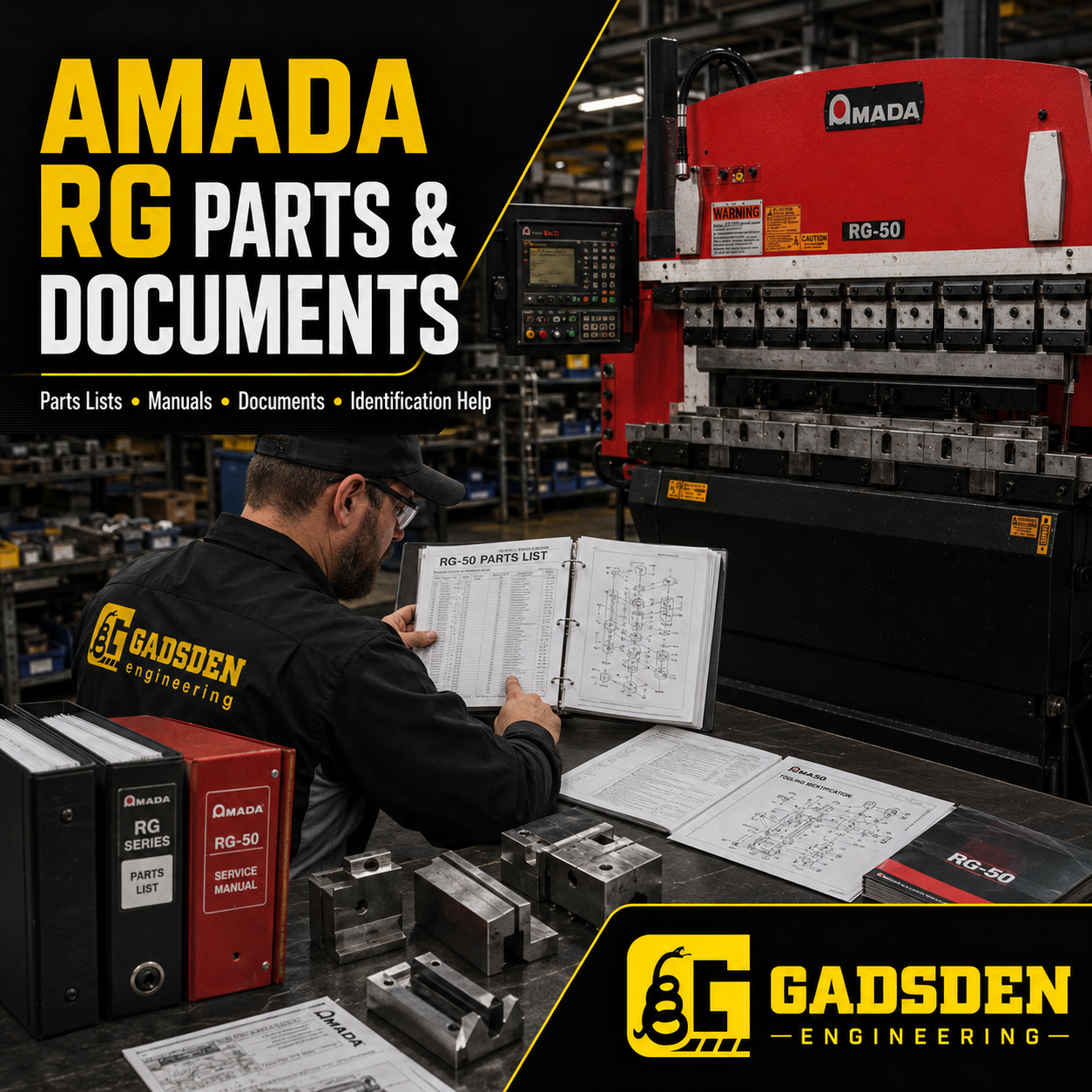 Amada RG Parts and Documents