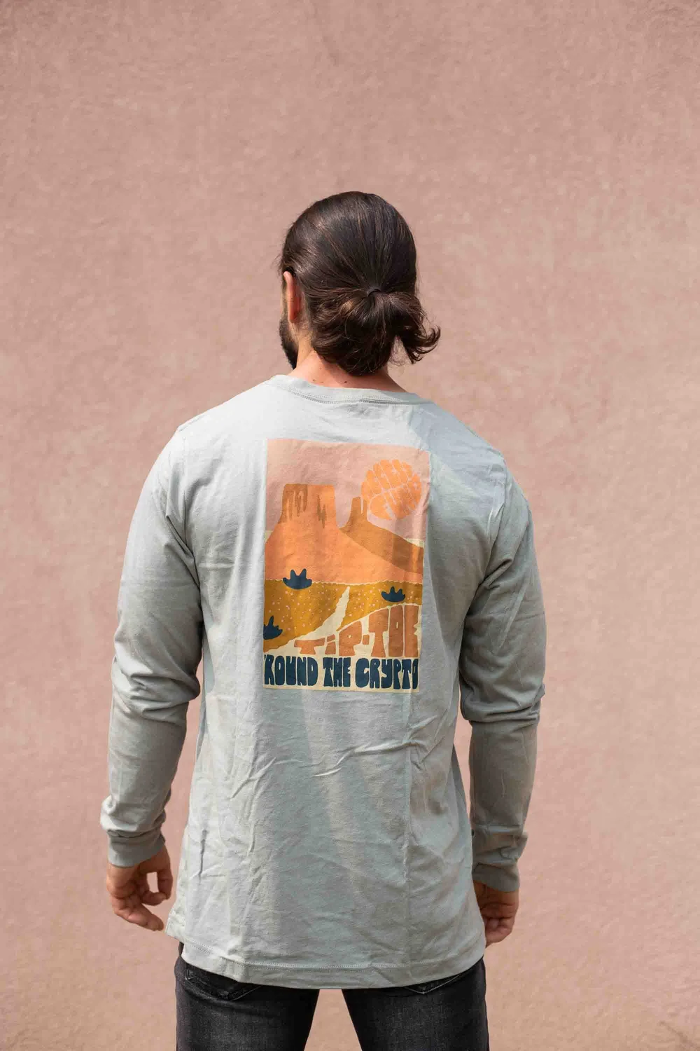 Long Sleeve Tip Toe Round the Crypto Access Fund T-Shirt — Access Fund