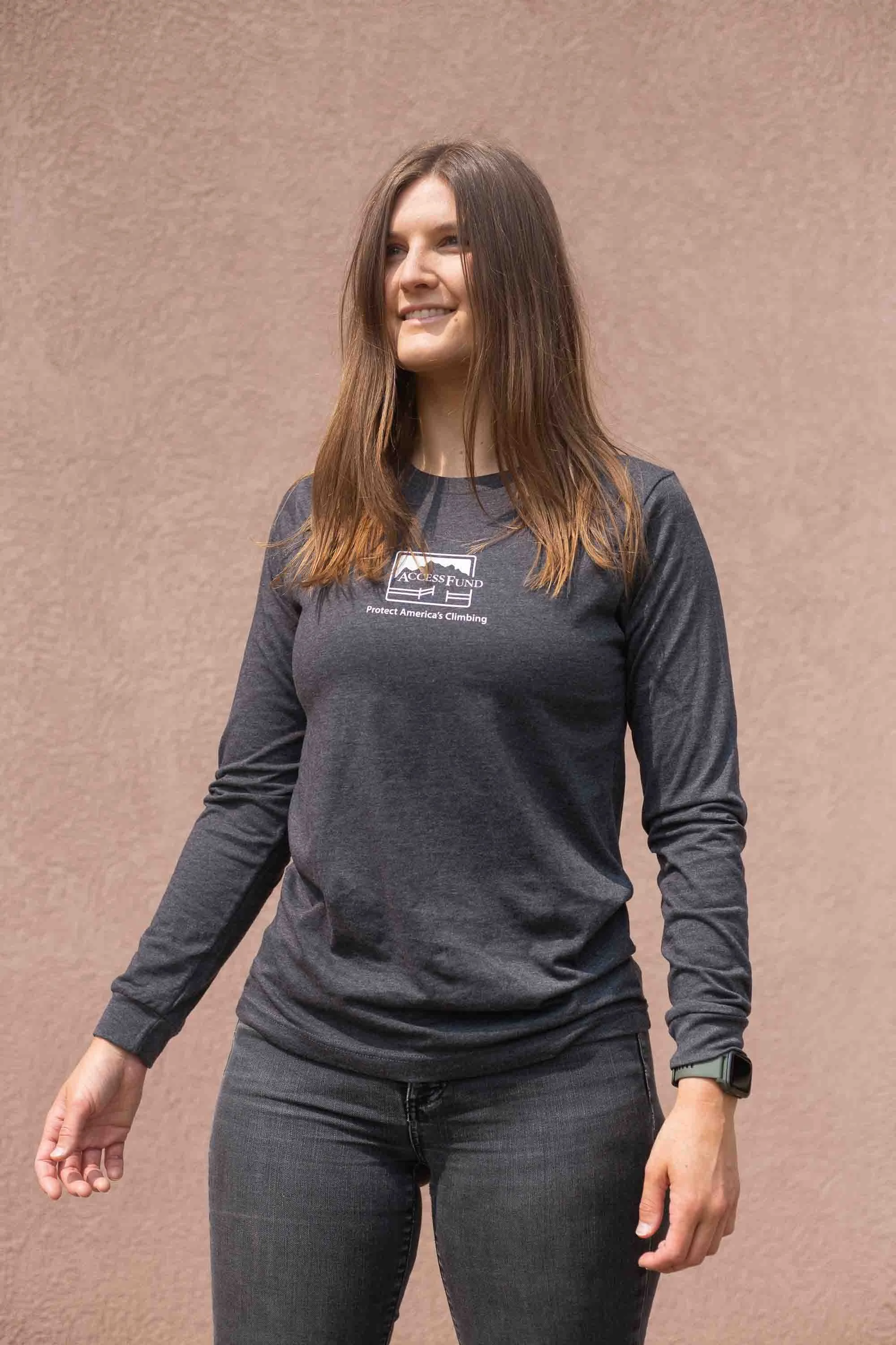 Long Sleeve Make Love Not Social Trails Access Fund TShirt — Access Fund