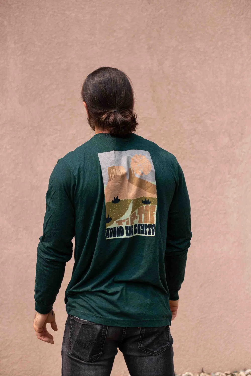 Long Sleeve Tip Toe Round the Crypto Access Fund T-Shirt — Access Fund