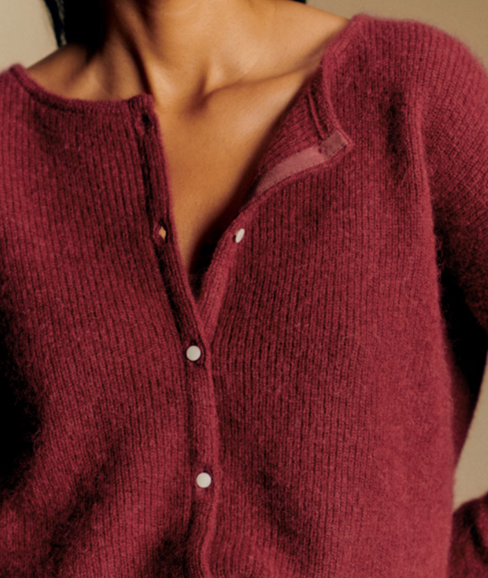 Gilet gaspard de Sézane notre avis sur la qualité.