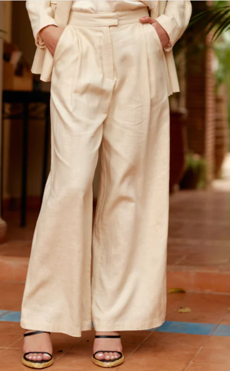 Pantalon Palazzo Pantalon Large En Lin Femme Le Pantalon Large Lin