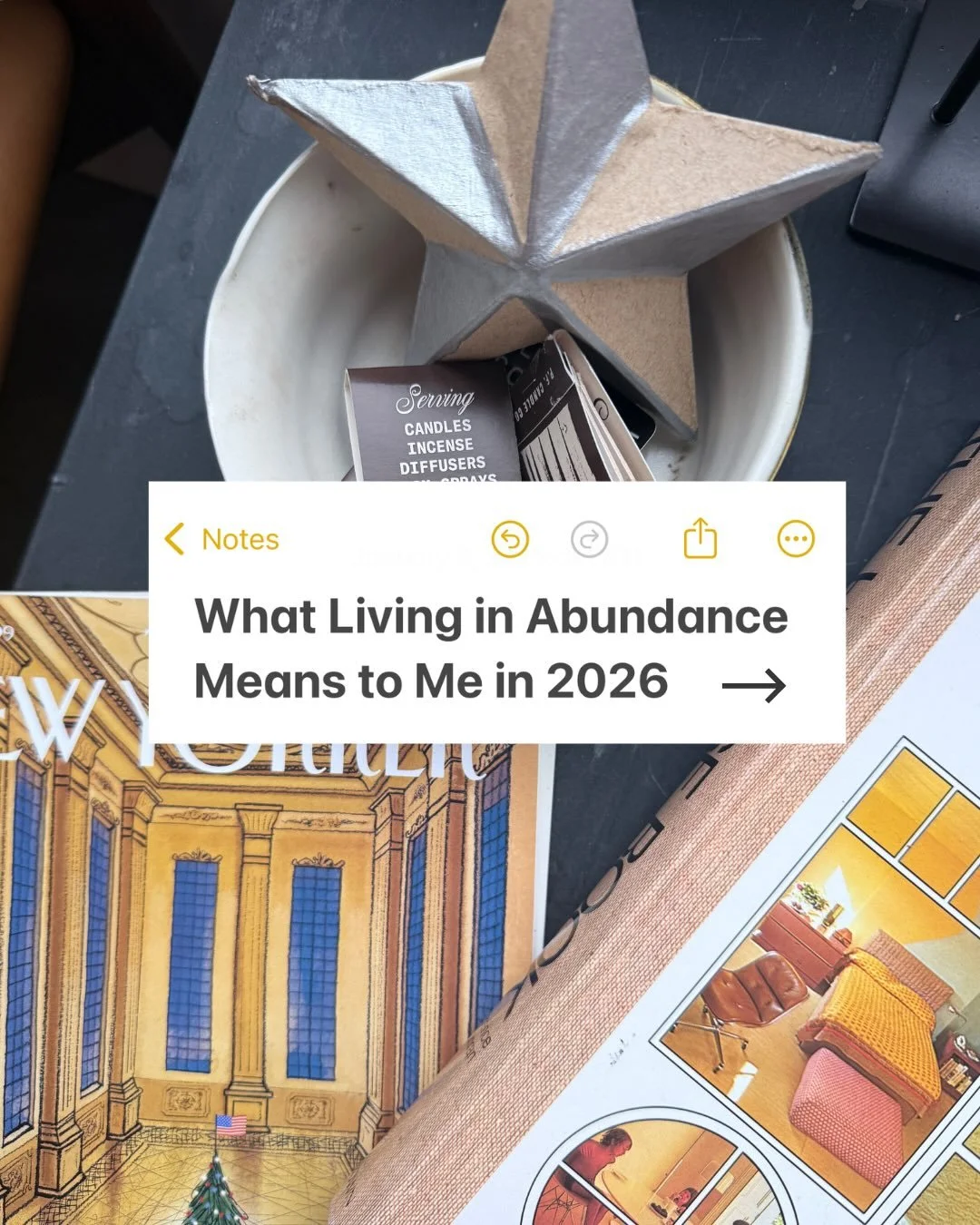 I started living out *some* of these goals in December when I closed my books for 2025 back in October. 

Being able to see the emotional benefits of honoring my time has allowed me to be more intentional and less frantic. And I want more of that. 

