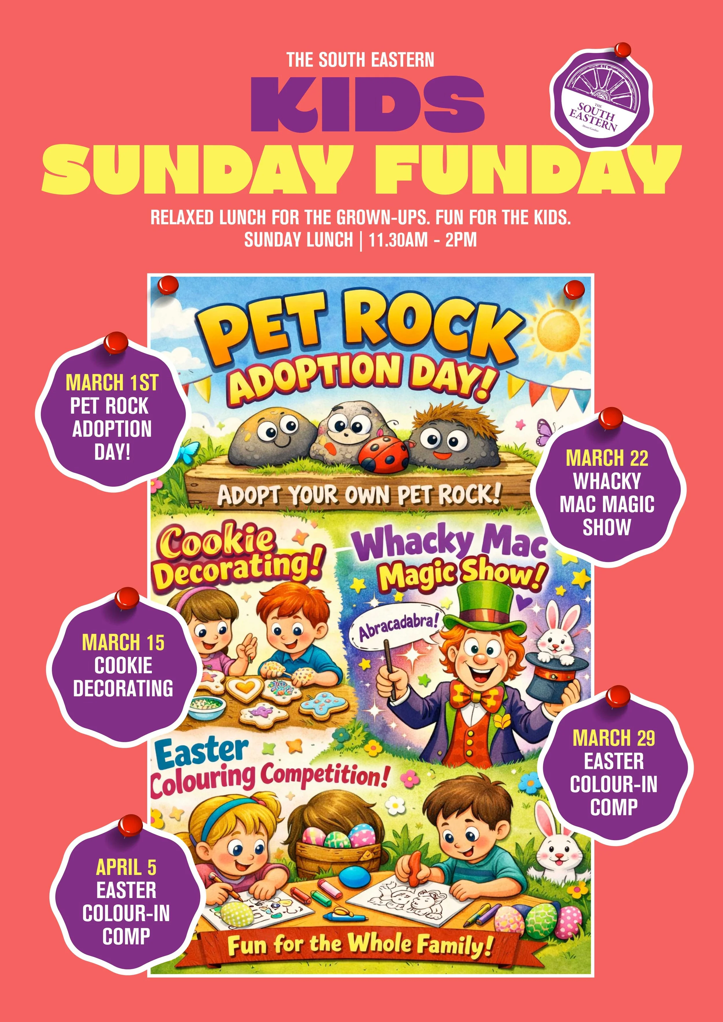 Kids Sunday Funday Activities at the South Eastern Hotel | Mount Gambier