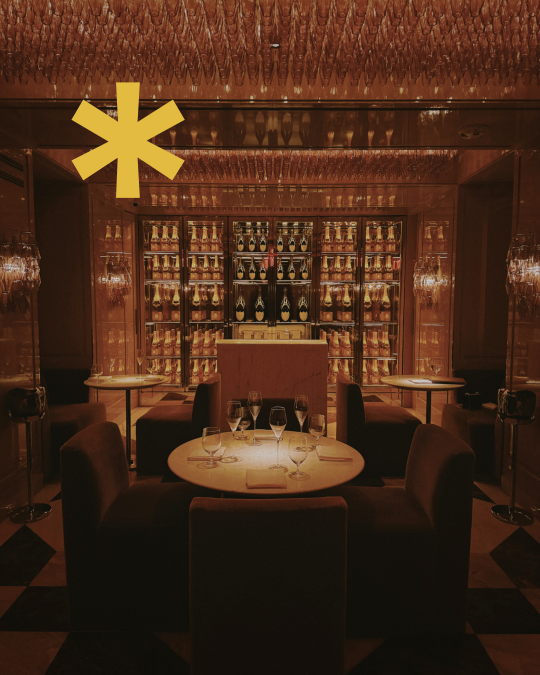 The Champagne and Caviar Bar at RH Guesthouse
