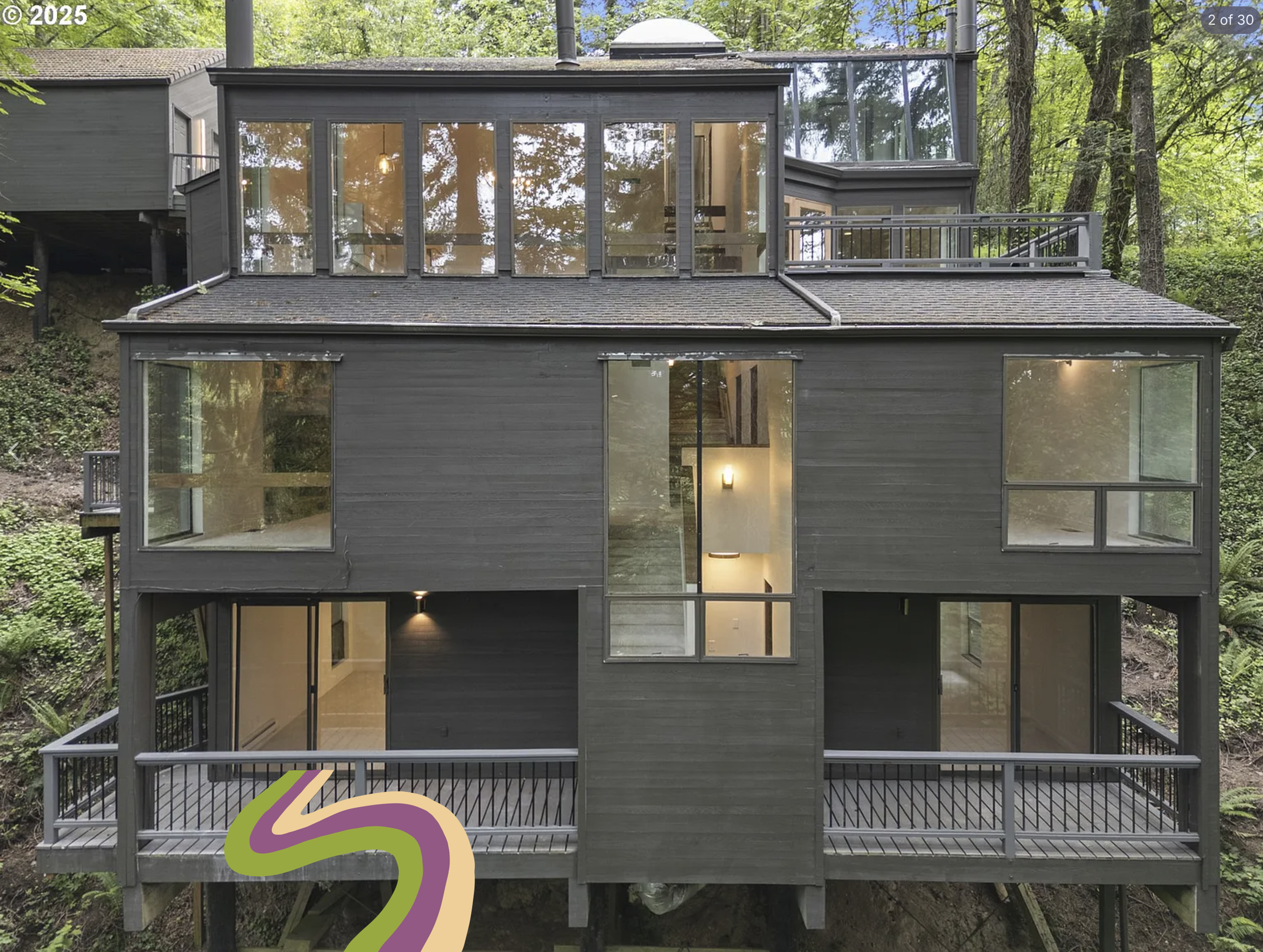 A modern home in Southwest Portland.