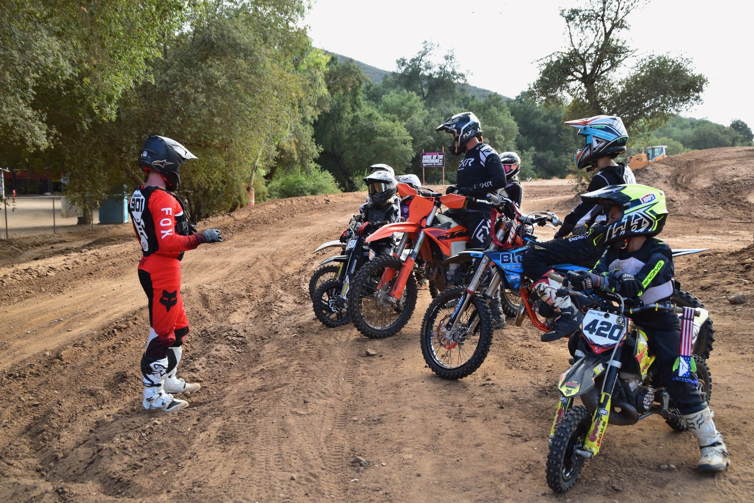 Forge MX motocross coaching session with riders near San Diego