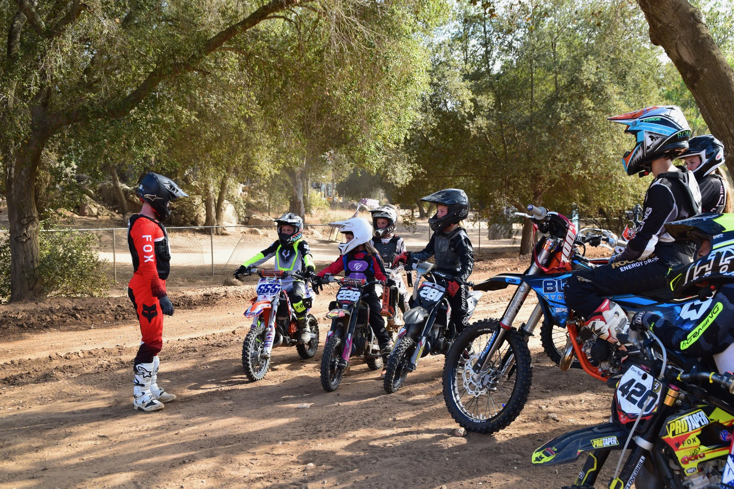 Forge MX riders lined up for monthly group training