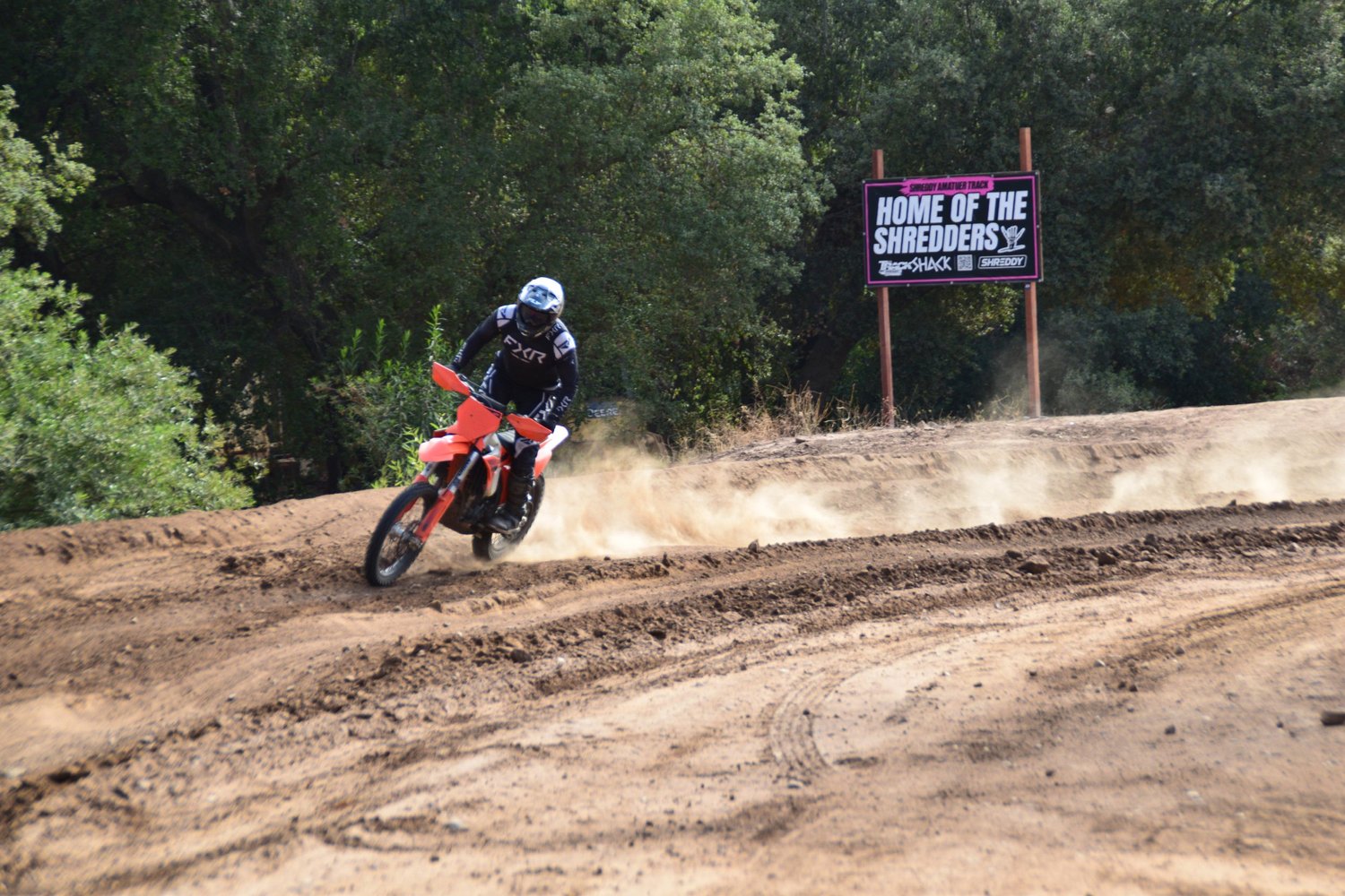 Dirt riding fundamentals coaching at Barona Oaks MX near San Diego