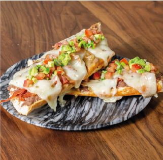 Molletes de jamón serrano