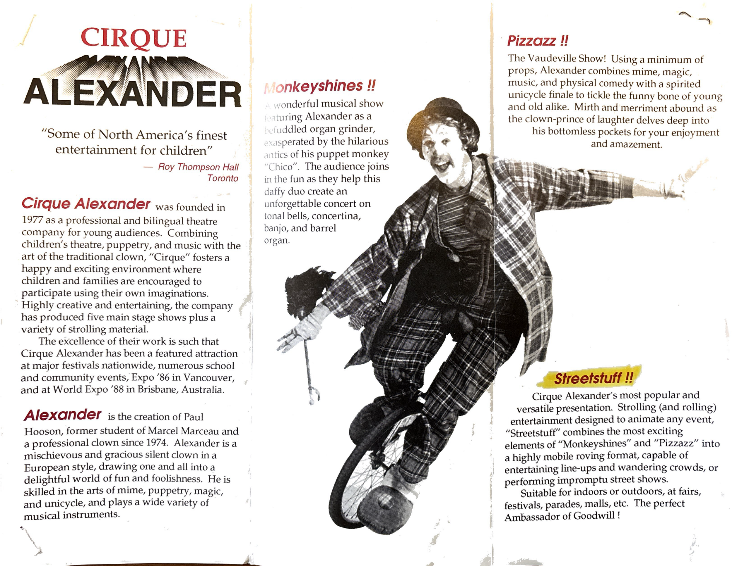 1992- Cirque Alexander flyer, inside.png