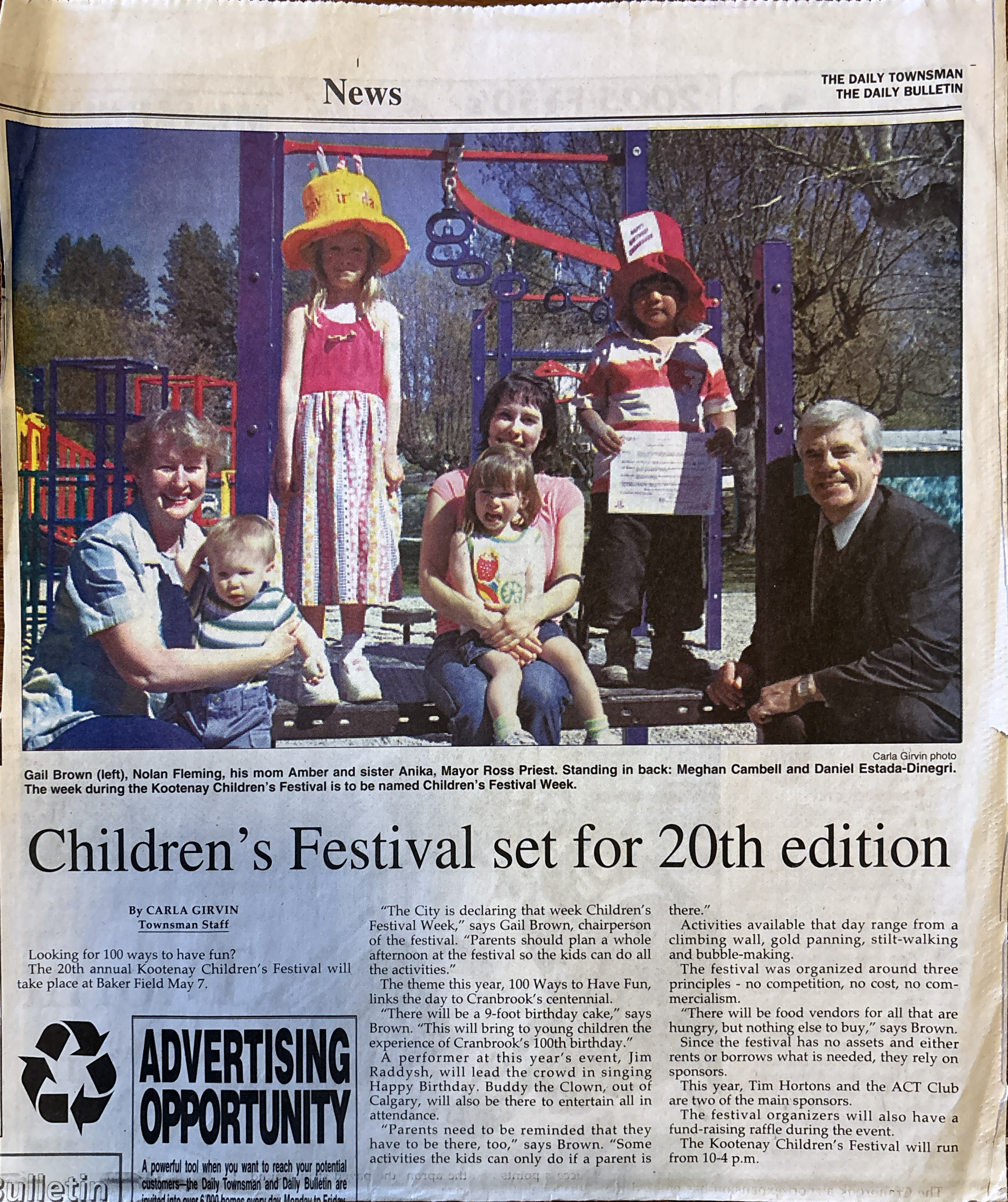 2005- np, Gail, mayor Ross Priest, kids.png