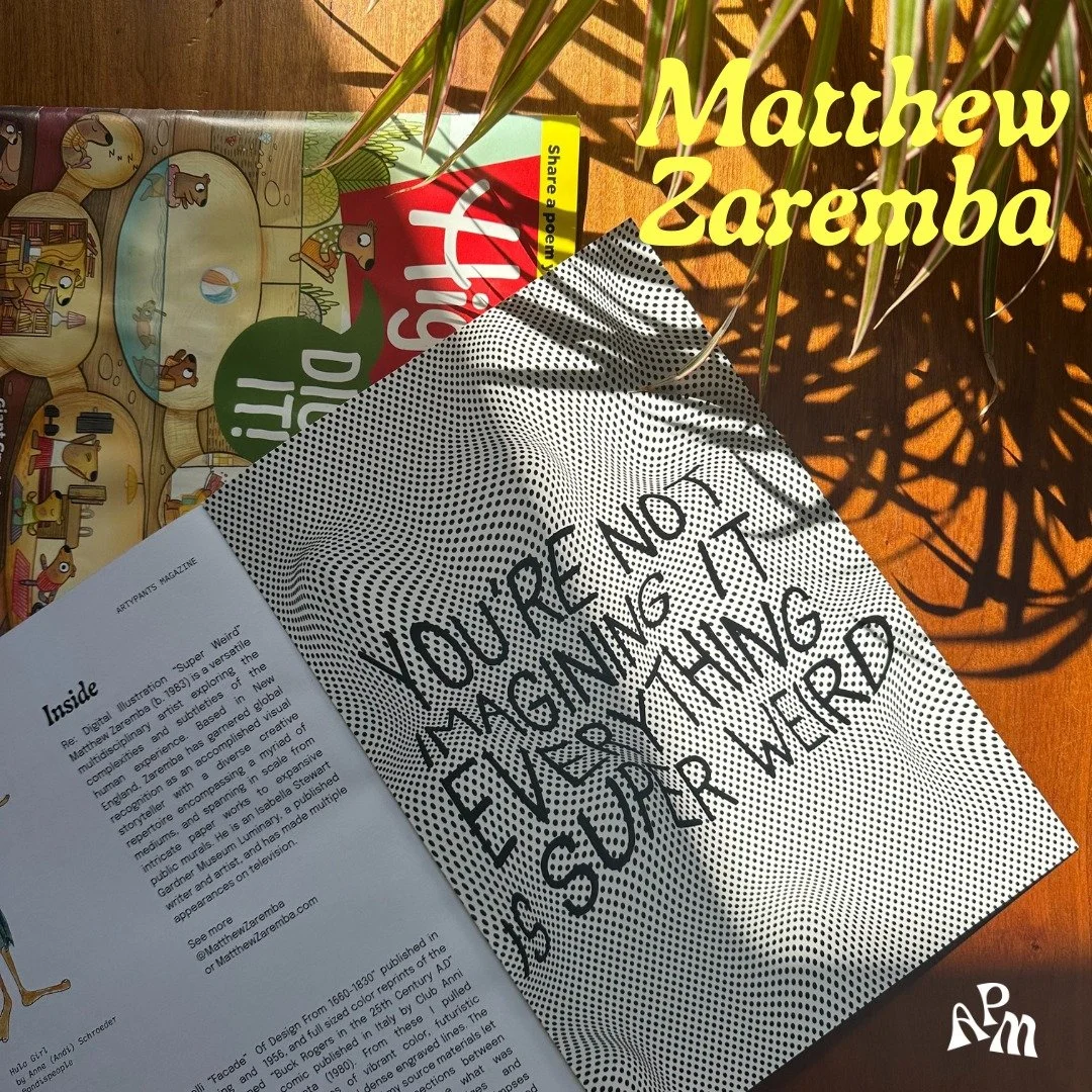 "Everything Is Super Weird"
Digital Illustration by Matthew Zaremba closes out Issue 03 on the Inside Back Cover.

Catch Zaremba as part of an ongoing @uniqlousa collaboration, available at the Newbury Street Boston flagship store.

Be sure