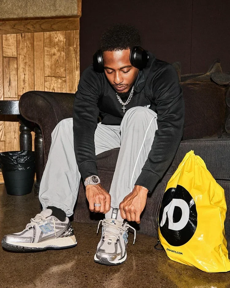 advertisement fashion stylist for AZ Chike x New Balance