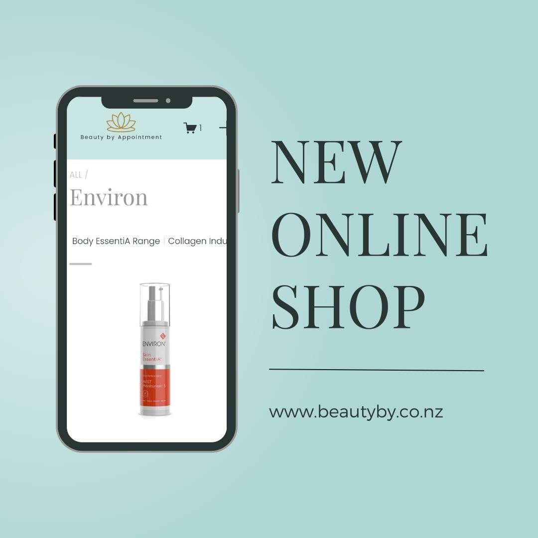 Order your Environ and Jane Iredale products online and enjoy the convenience of having them delivered straight to your doorstep.

Simply head over to www.beautyby.co.nz/shop and place your order.