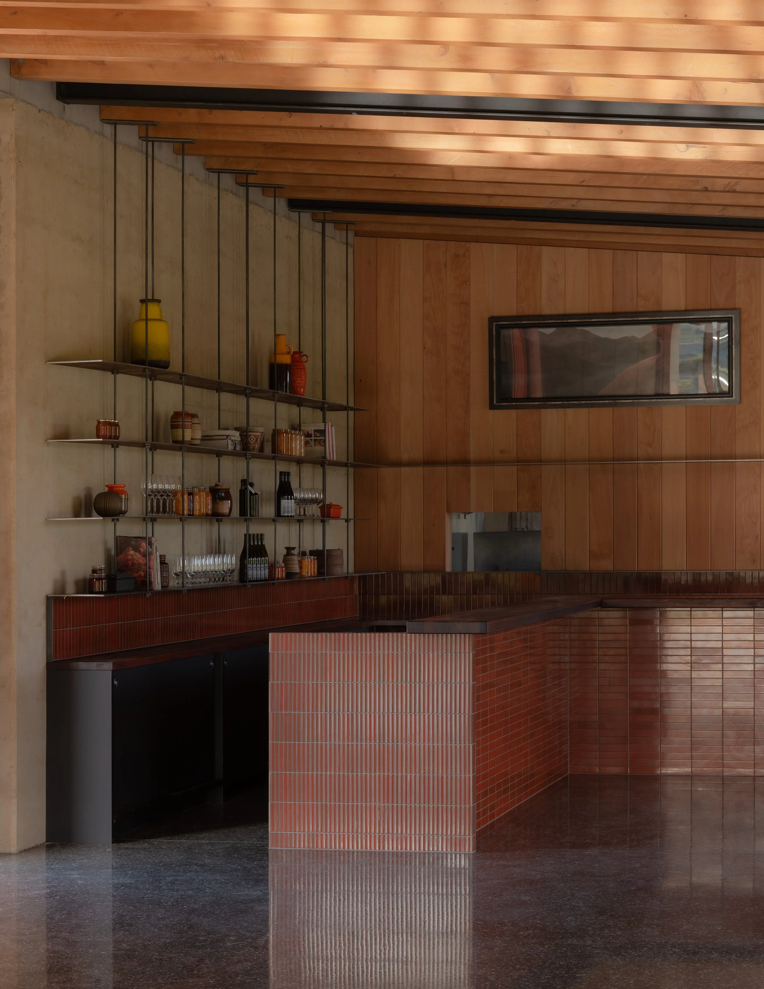 Kitchen and bar
