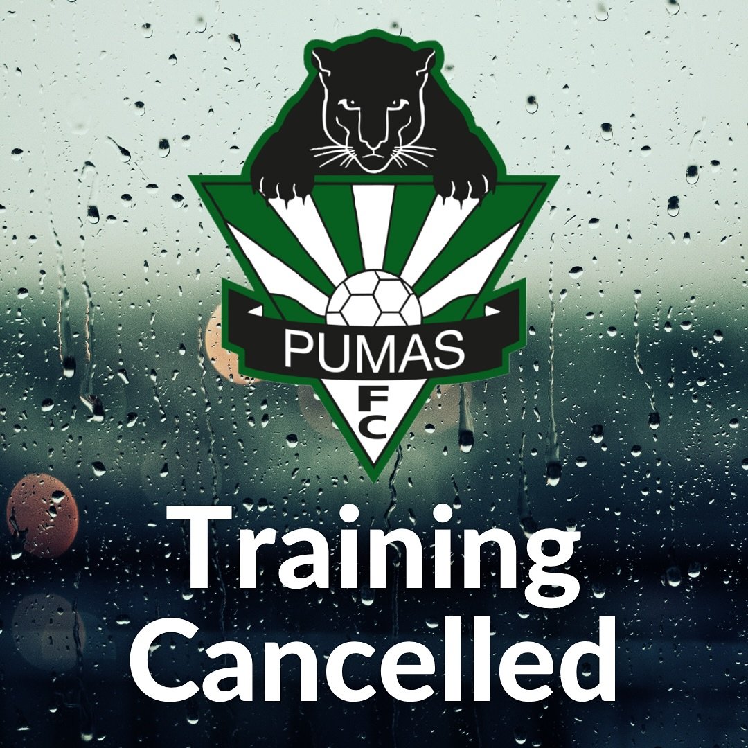 🚨Training Cancelled 🚨
Council have kept the grounds closed today. 

Fingers crossed for the weekend 🤞🏼