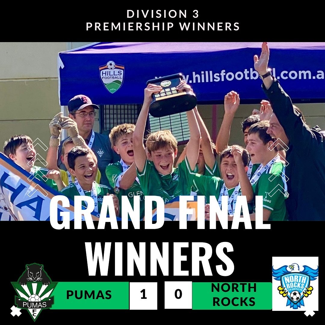 Congratulations Under 12 Division 3!!
Grand Final Winners + 2024 Premiership Winners
Well done team! 

What a fantastic achievement 👏👏

🤍💚🖤