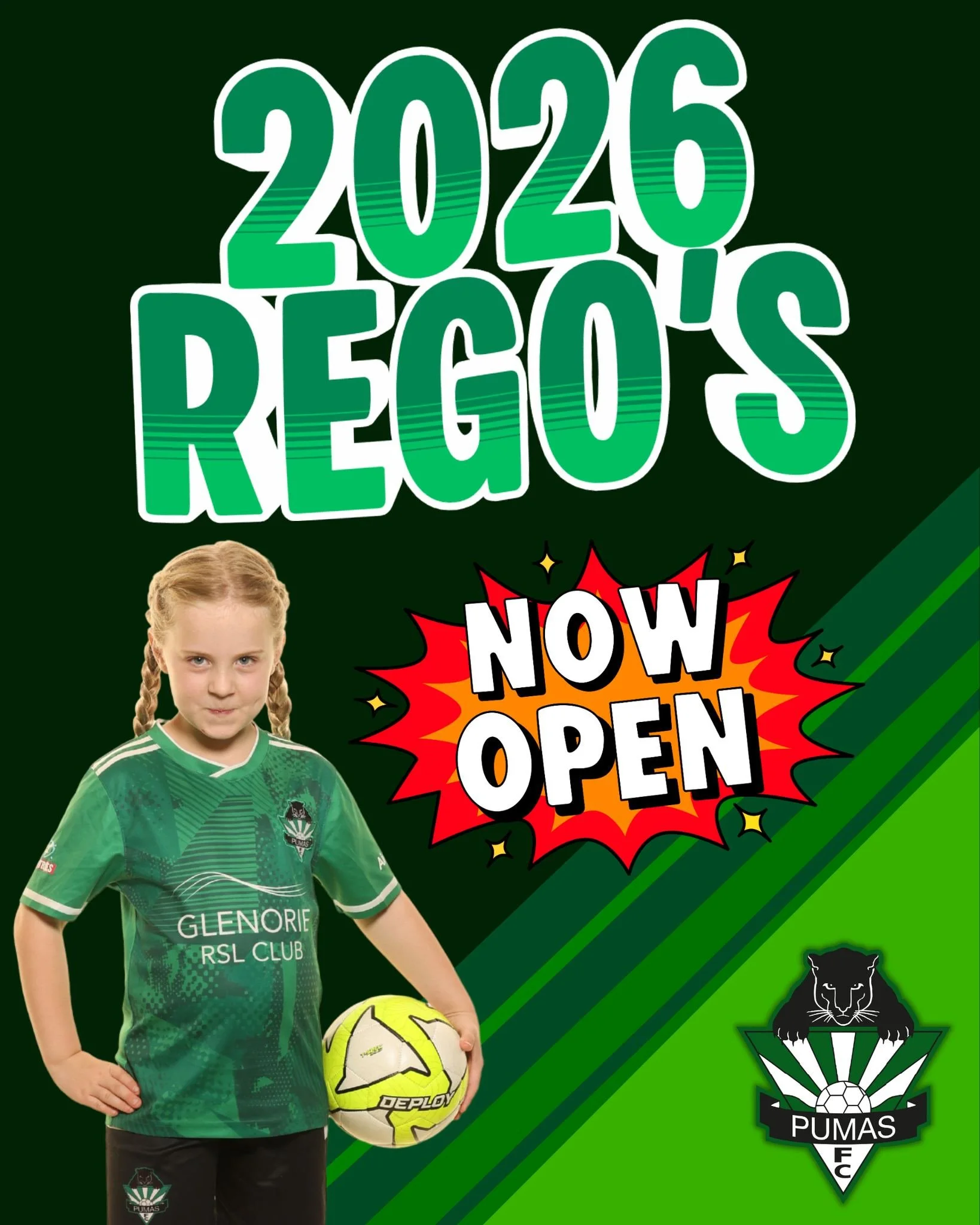 ⚽ 2026 Registrations are now OPEN! ⚽

Be part of the Hills Pumas FC community in 2026 and enjoy football close to home 💚 

We are excited to offer:

U6 to U14 Mixed, Girls and Boys teams

NEW Over 35&rsquo;s men&rsquo;s competition

Hills Football a