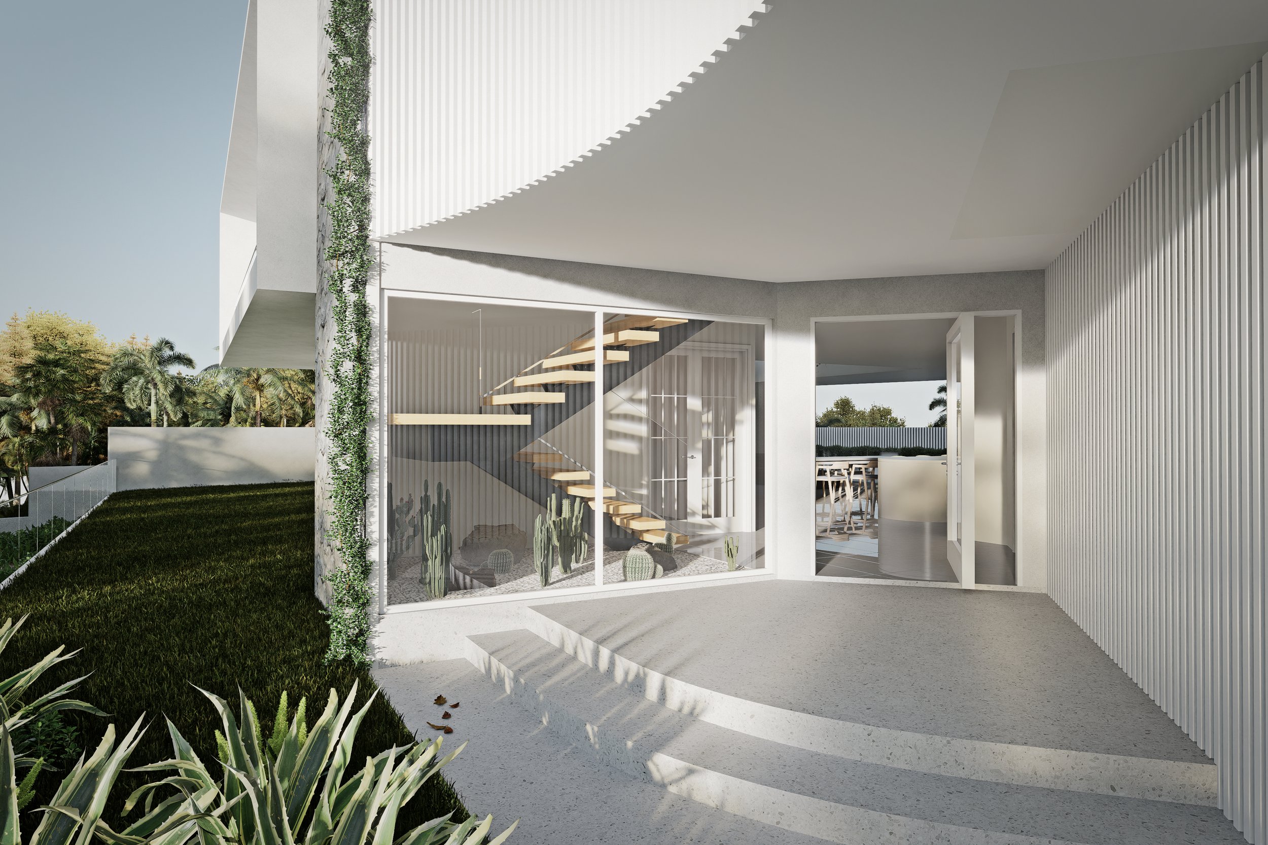 New House Design - Hillview, 3D Render Entry Outside.jpg