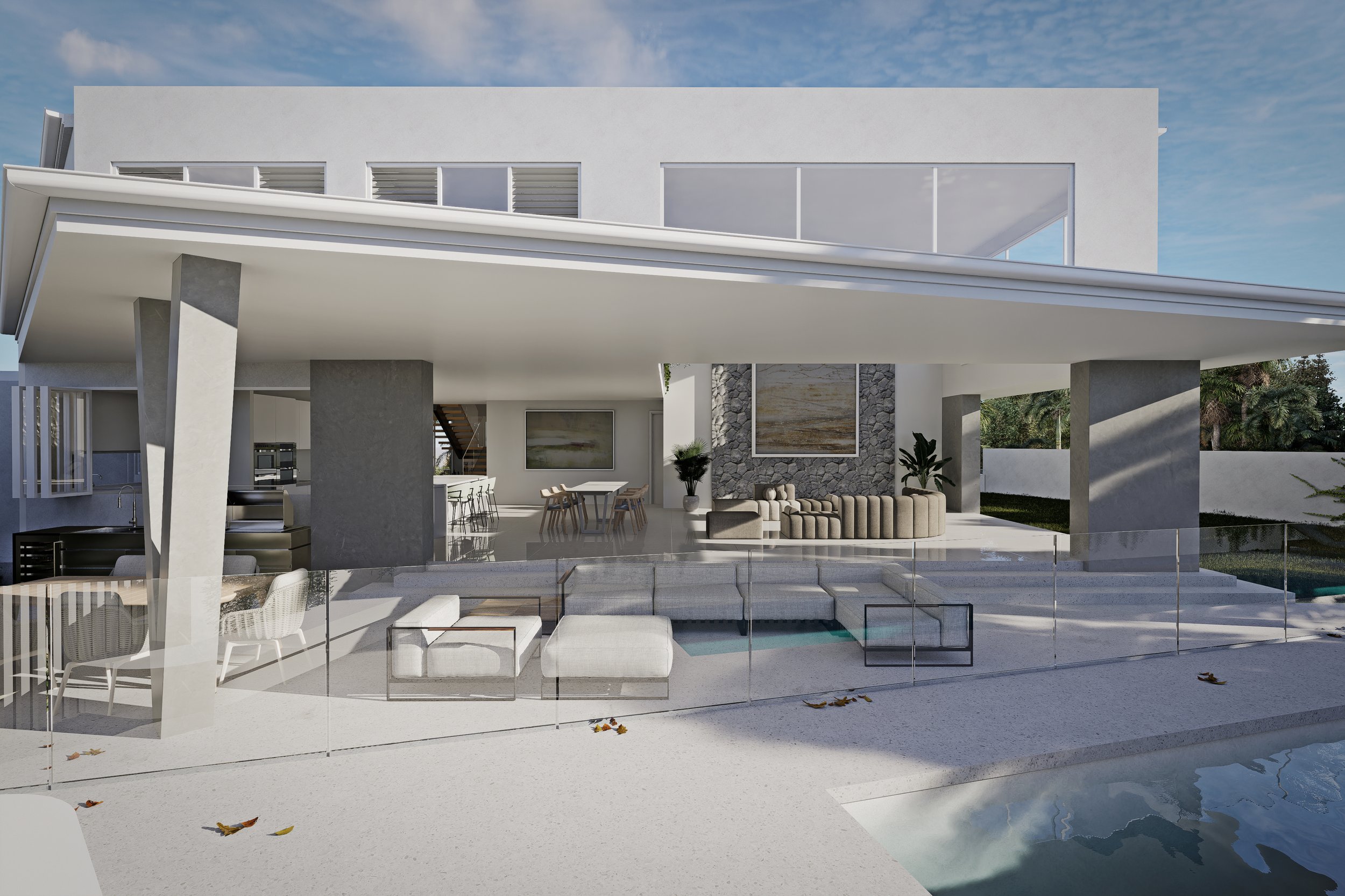 New House Design - Hillview, 3D Render Alfresco.jpg