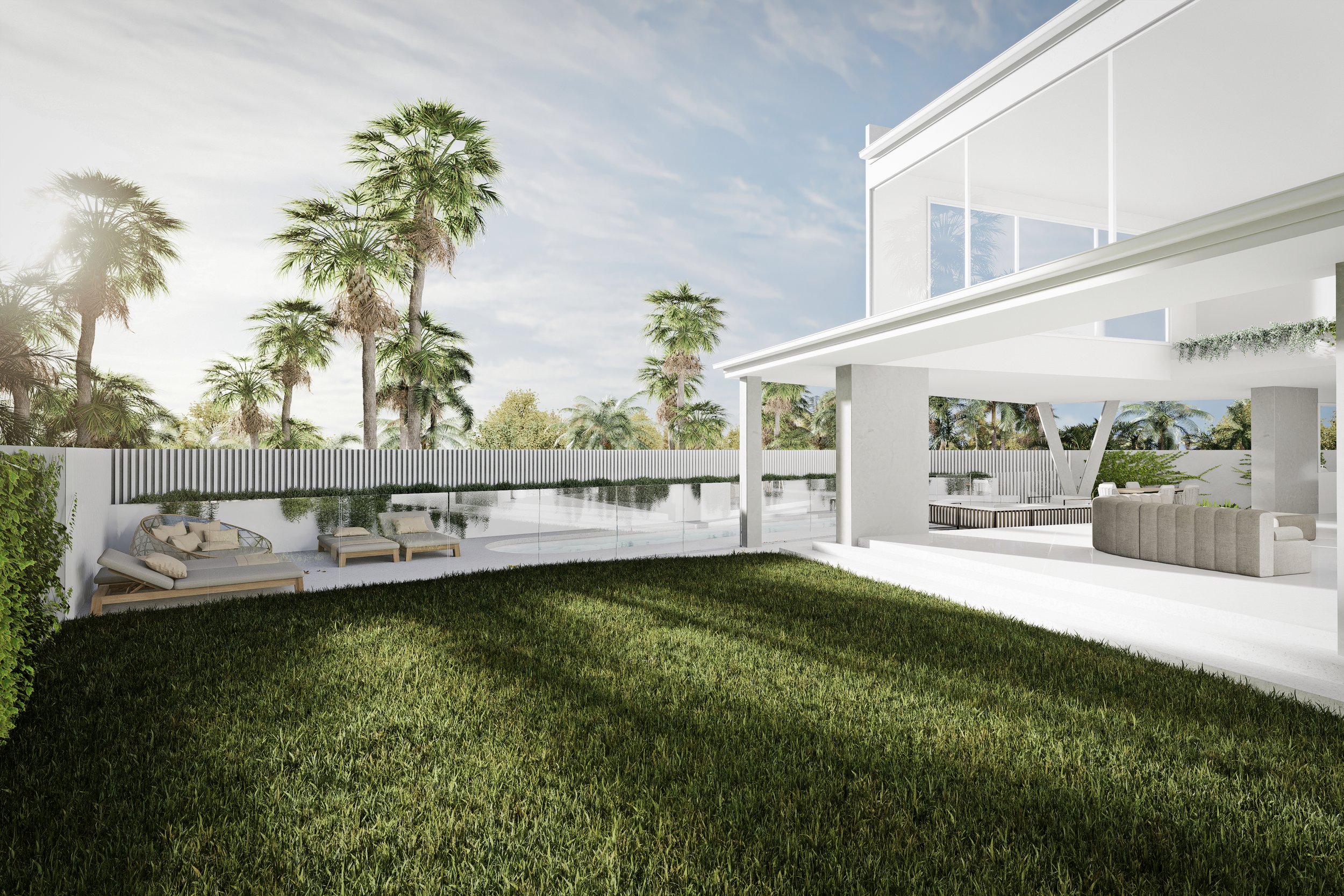 New House Design - Hillview, 3D Render Backyard.jpg
