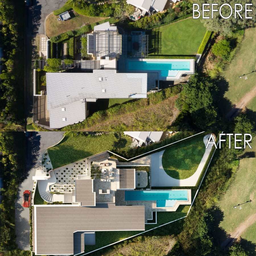 Before and After Aerial View 249 Harts Road, Indooroopilly QLD 4068.jpg