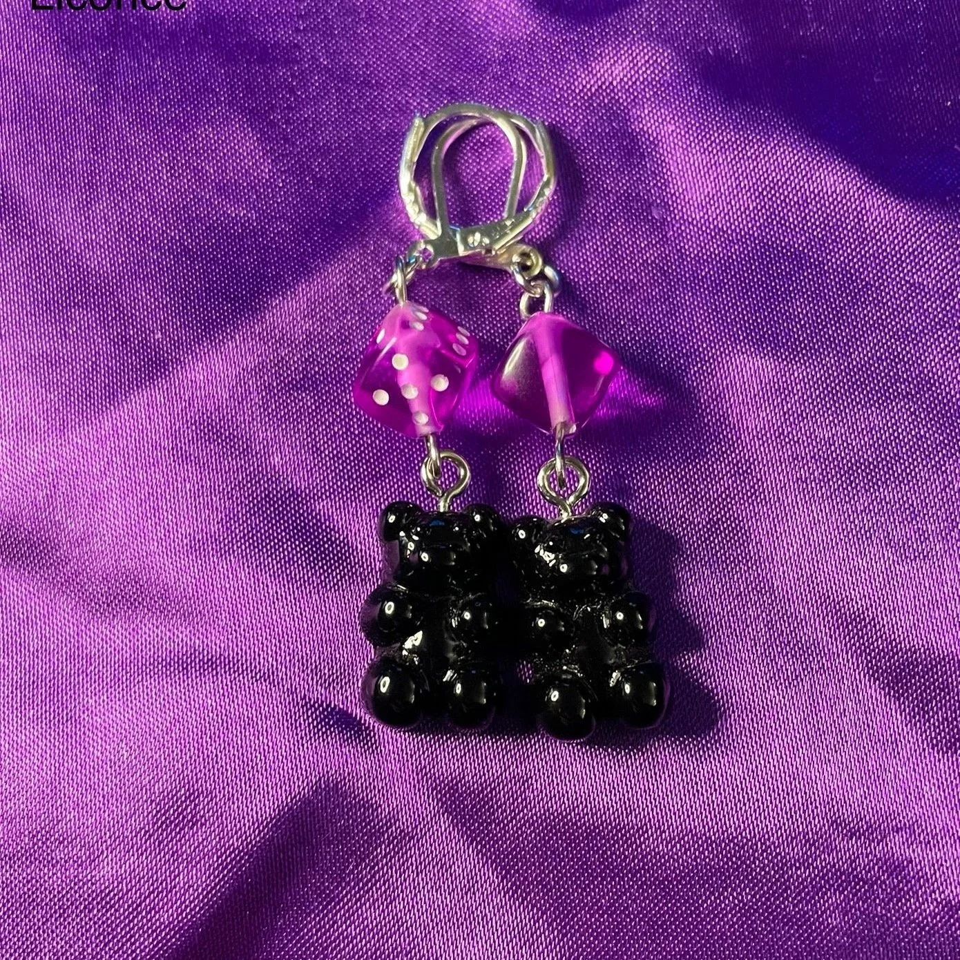 Gummi Bear Dice Earrings - Assorted Flavors