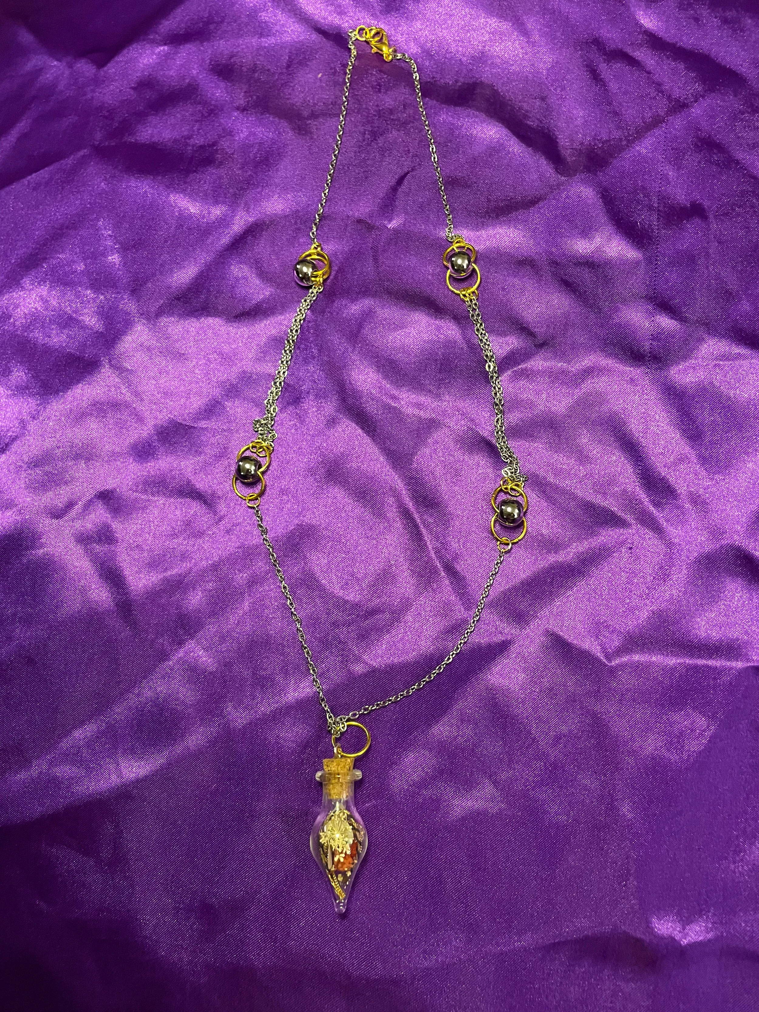 Witchcore Cottagecore Fairycore Potion Necklace