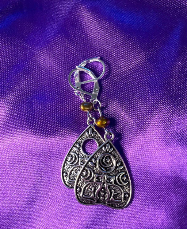 Witchcore Ouija Planchette Earrings