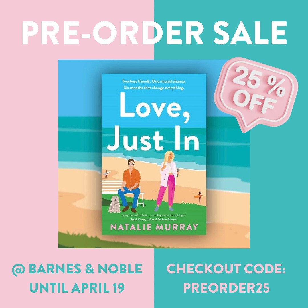 Att: US readers! 📢 (Better late than never😅) Until April 19, B&amp;N is offering 25% off pre-orders for premium and rewards members. CODE: PREORDER25

'Love, Just In' will be available to US readers from Sept 3, 2024! Tropes include:

🍭 Friends-to