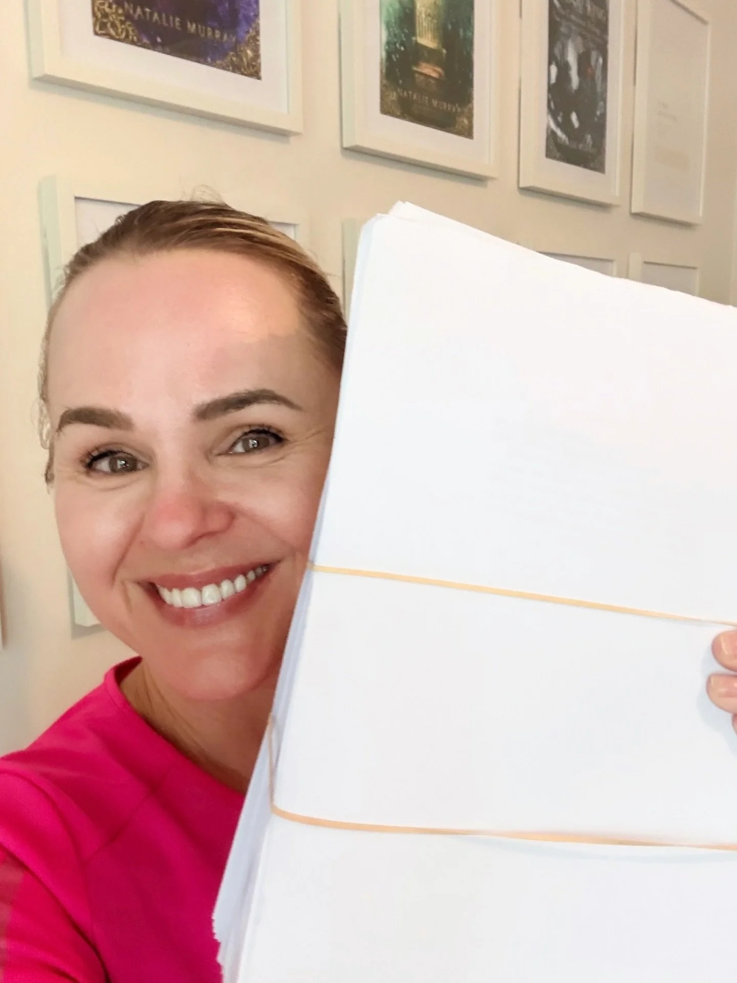 It&rsquo;s here! All 393 pages of enemies-to-lovers tension and delicousness. ❤️&zwj;🔥

My lovely publisher just sent me these typset pages for proofreading, and over the next ten days, I'll be glasses-on, hunting down sneaky errors in the text. Thi