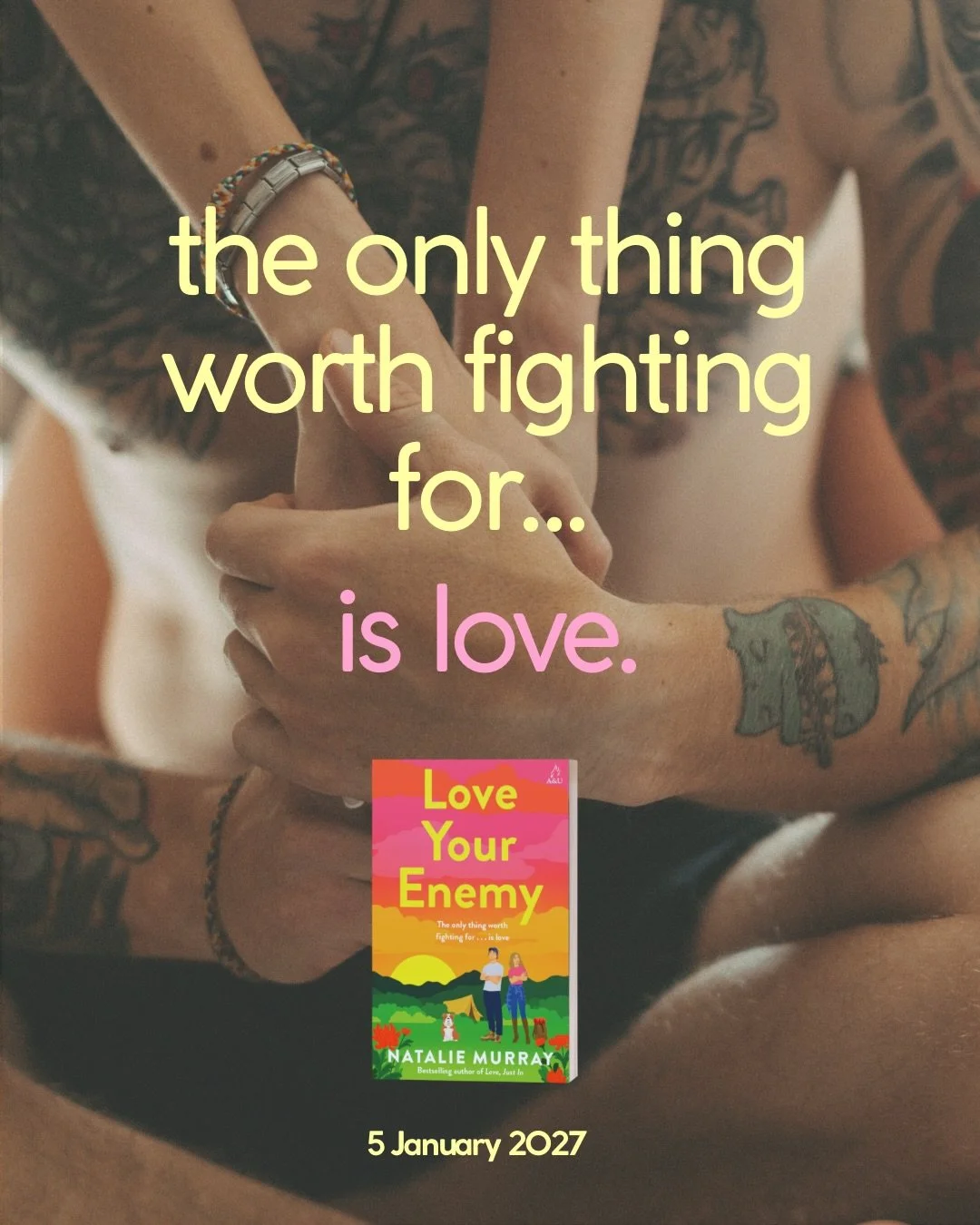 LOVE. YOUR. ENEMY.

The gloves are off, and the chemistry is ON. Can't wait for you to meet these two fools in love. 🫠❤️&zwj;🔥

Pre-order now for special pre-release prices! The 🔗 is in my bio.

🏷️ 
#loveyourenemy #enemiestoloversbooks #enemiesto