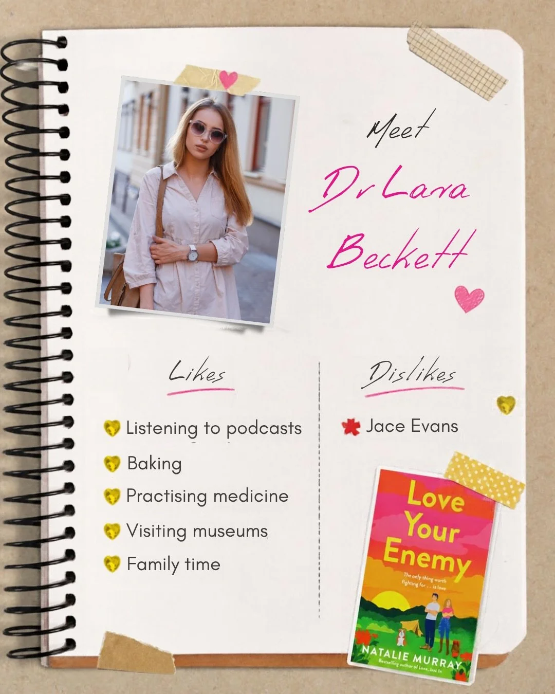 MEET LARA 🩺

An ambitious GP, a little stuck in her ways, and perpetually overworked. She unwinds with baking and podcasts, and would do absolutely anything for her family, especially her niece.

Lara has a heart of gold, but very little patience fo