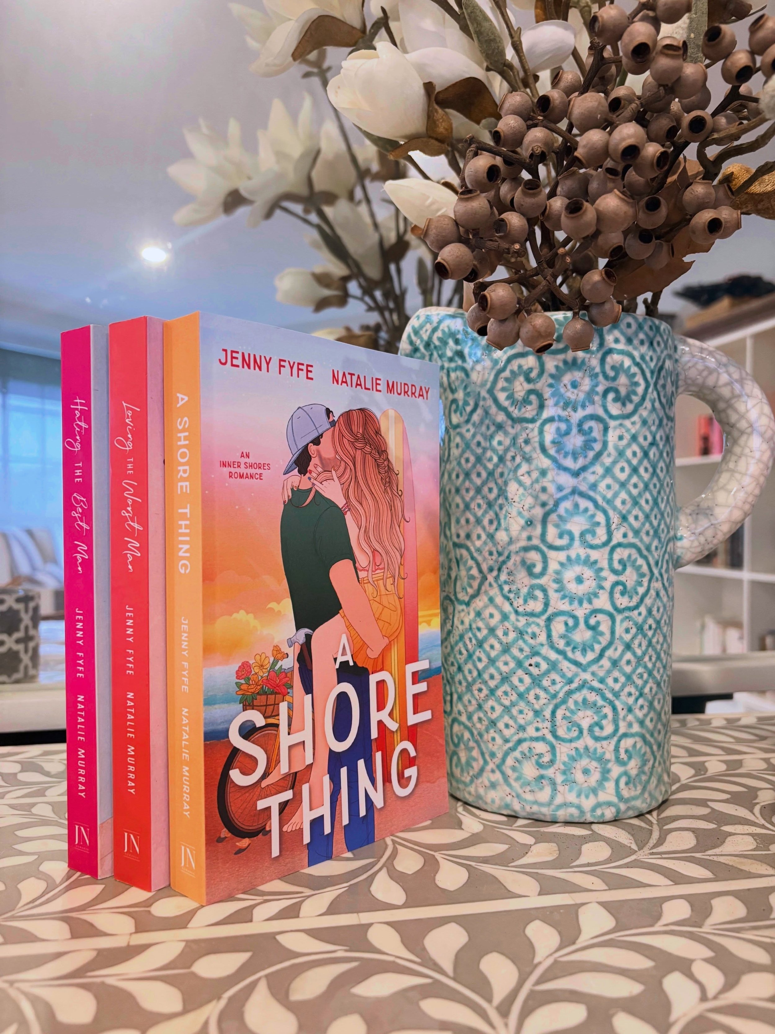 Small-town charm, buckets of swoon, a little bit of chaos, and always happily-ever-afters.

Have you checked out any of the feel-good, small-town rom-coms (hypens have my heart) that I've co-written with the wonderful @authorjennyfyfe (also known as 