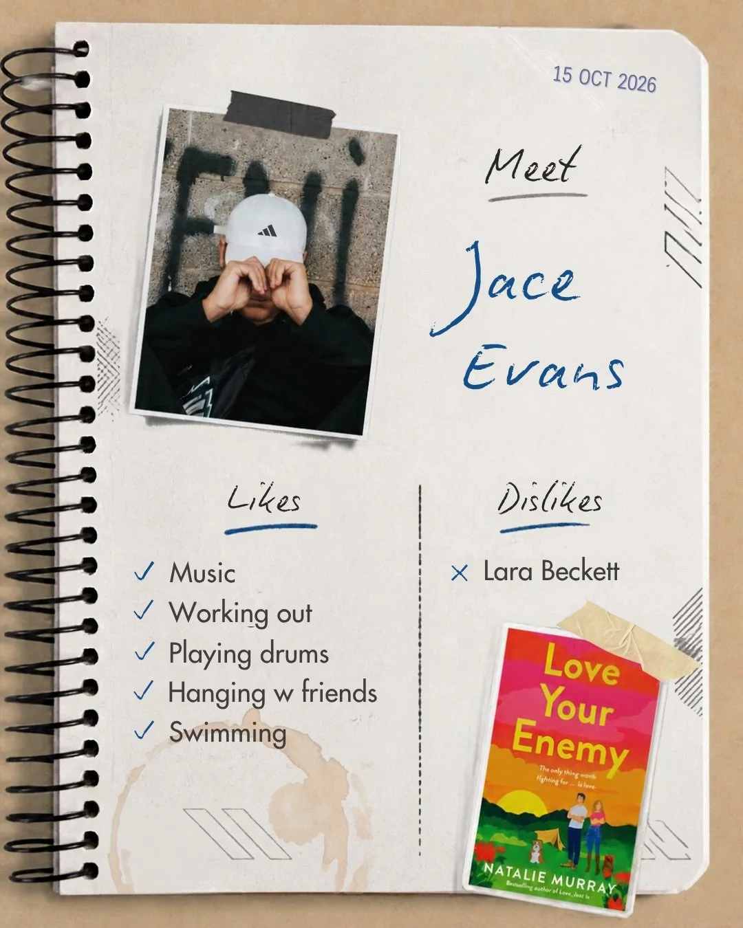 MEET JACE 🥁

Born on the wrong side of the tracks, Jace Evans has made his fair share of mistakes. He&rsquo;s a rebel with a troubled past, a stubborn streak, and some growing up to do. But there&rsquo;s more goodness in him than he gives himself cr
