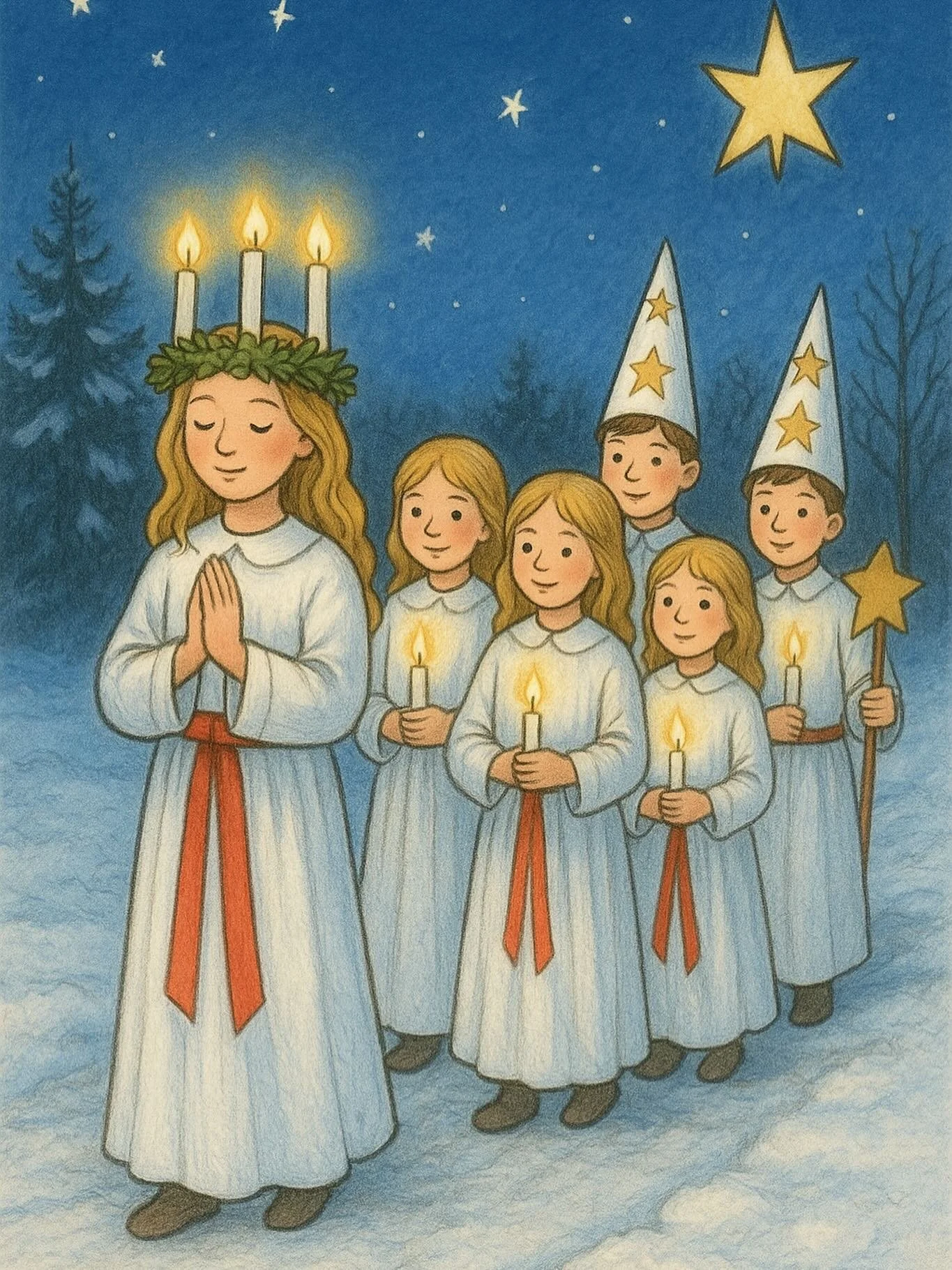 Nu p&aring; l&ouml;rdag den 13de kl 15:30 f&aring;r vi bes&ouml;k av ett luciat&aring;g hos oss. Kom f&ouml;rbi, ta en fika och njut av musiken ifr&aring;n luciat&aring;get &hearts;️