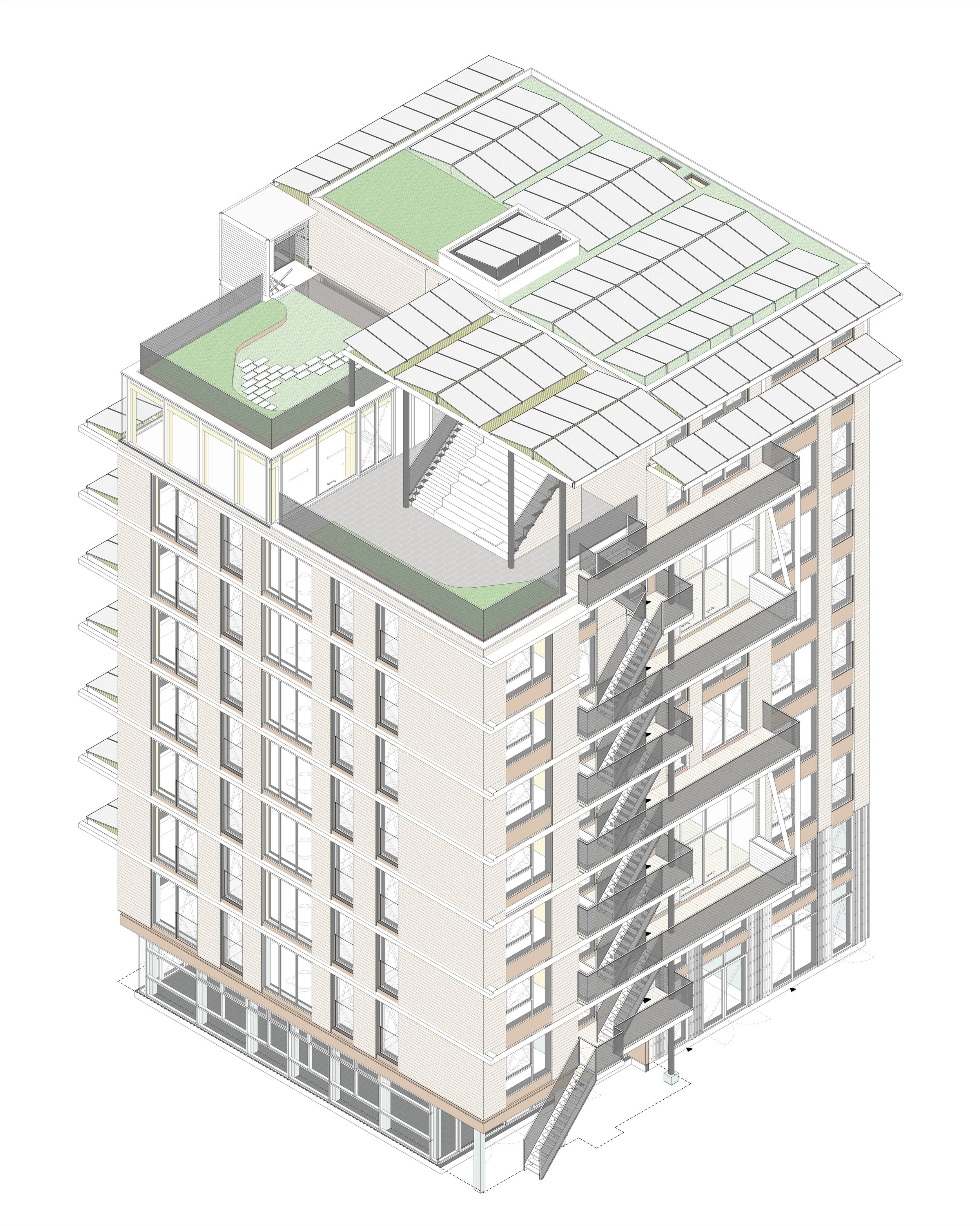 Bij het samenvoegen van plattegronden en geveltekeningen (uit de VO fase) in het BIM model kwamen enkele aandachtspunten tussen plattegrond en geveltekening aan het licht. Door deze in een vroeg stadium te identificeren, kan de architect een goede on