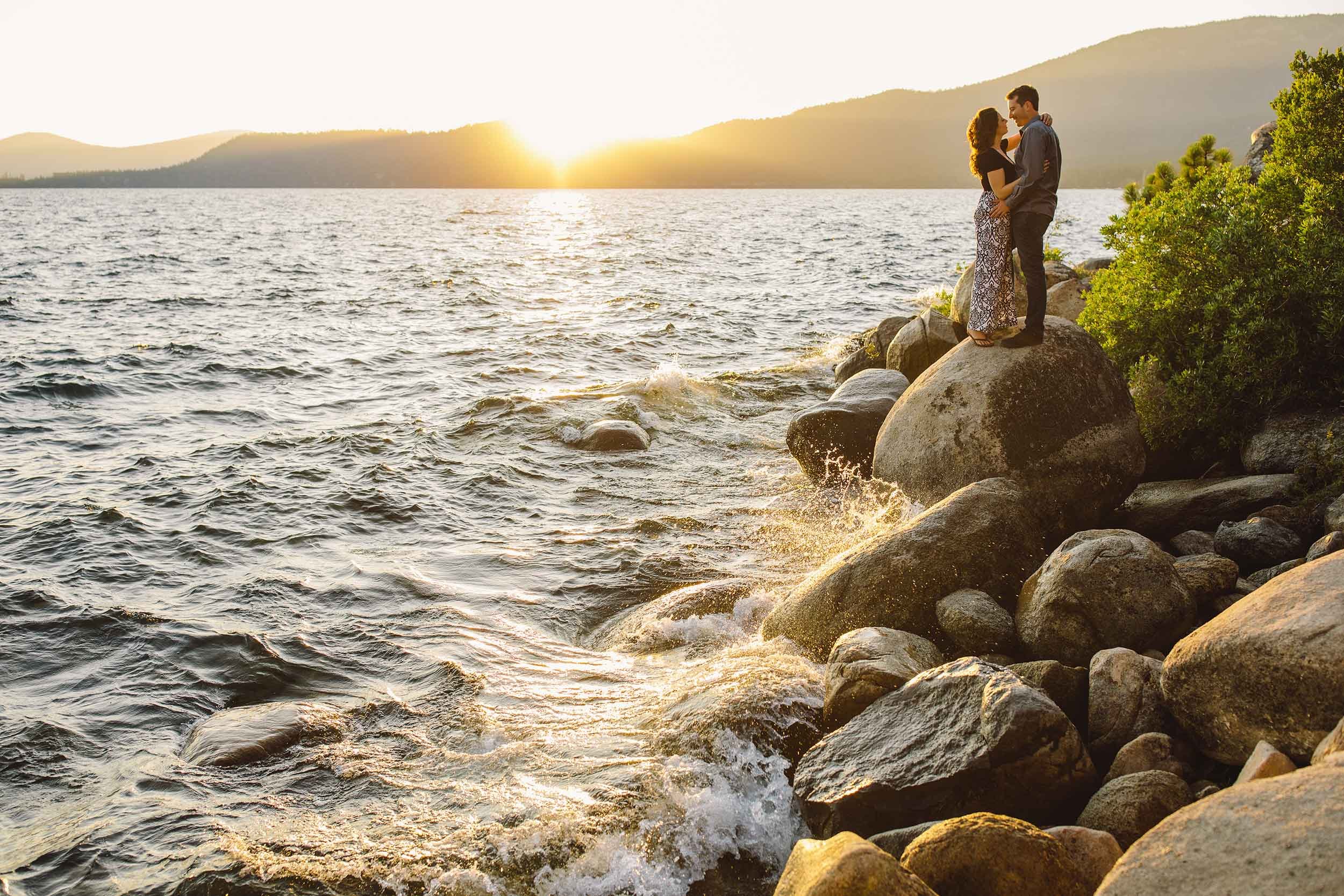 Couples photography in Lake Tahoe, Nevada and California by Nicky Byrnes Photography